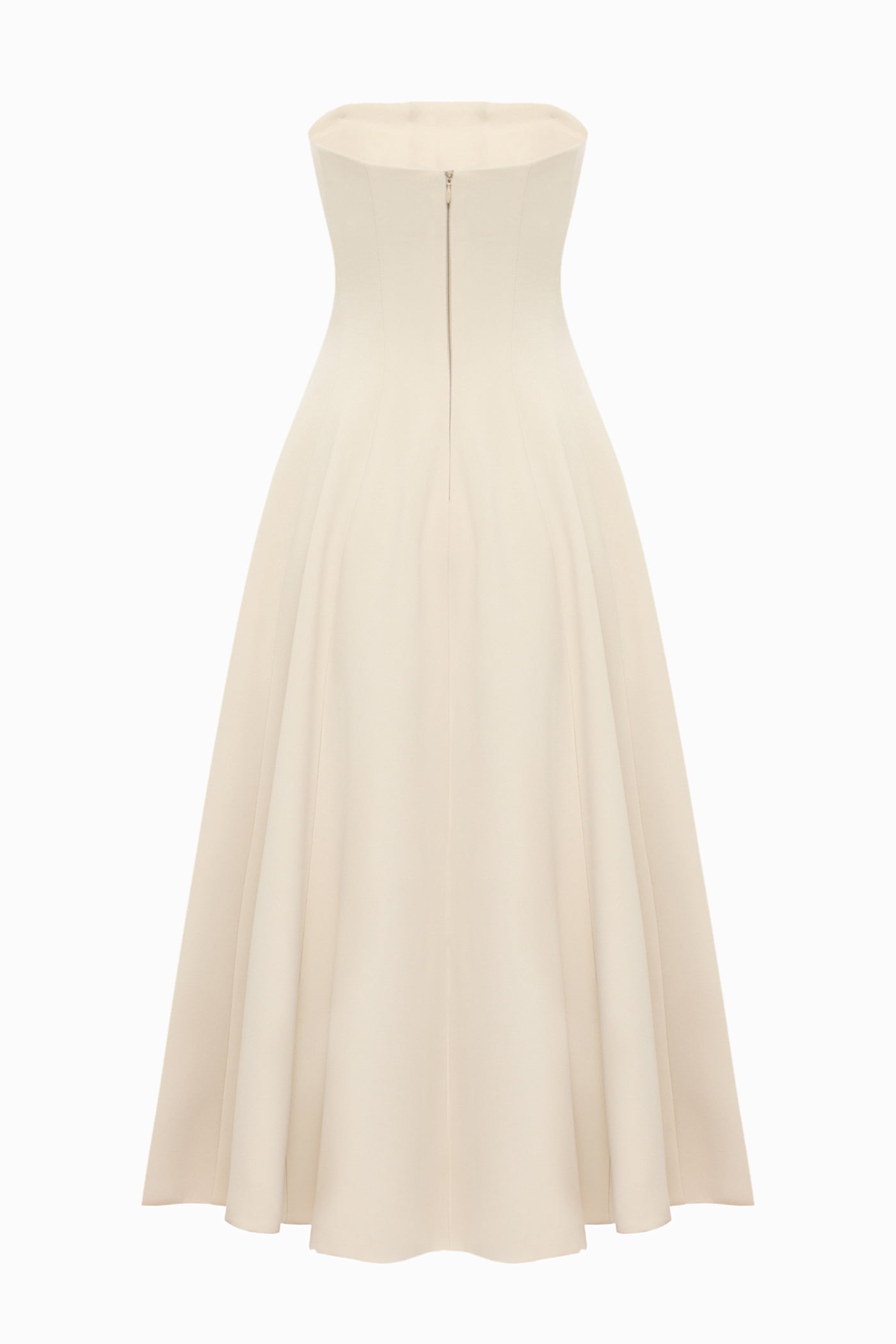 CORSET MIDI DRESS WITH POCKETS BEIGE Custom size