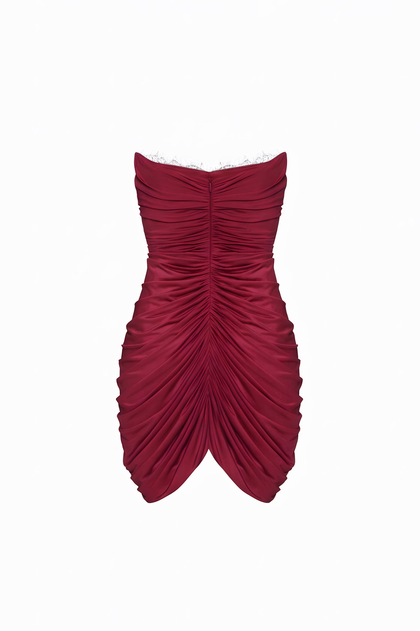 EDEN MINI DRESS BURGUNDY