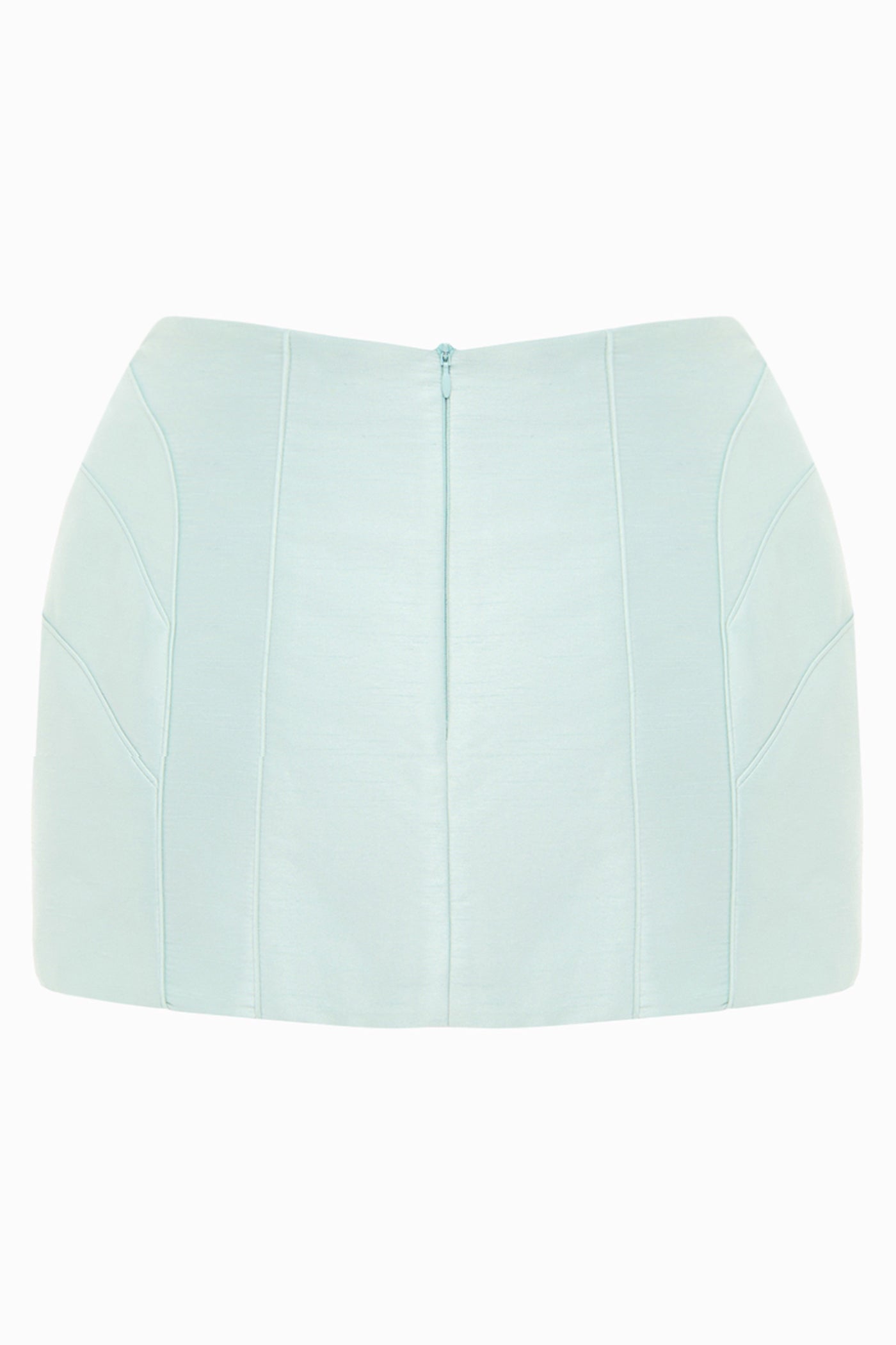 PADDED TAFFETA MINI SKIRT MINT
