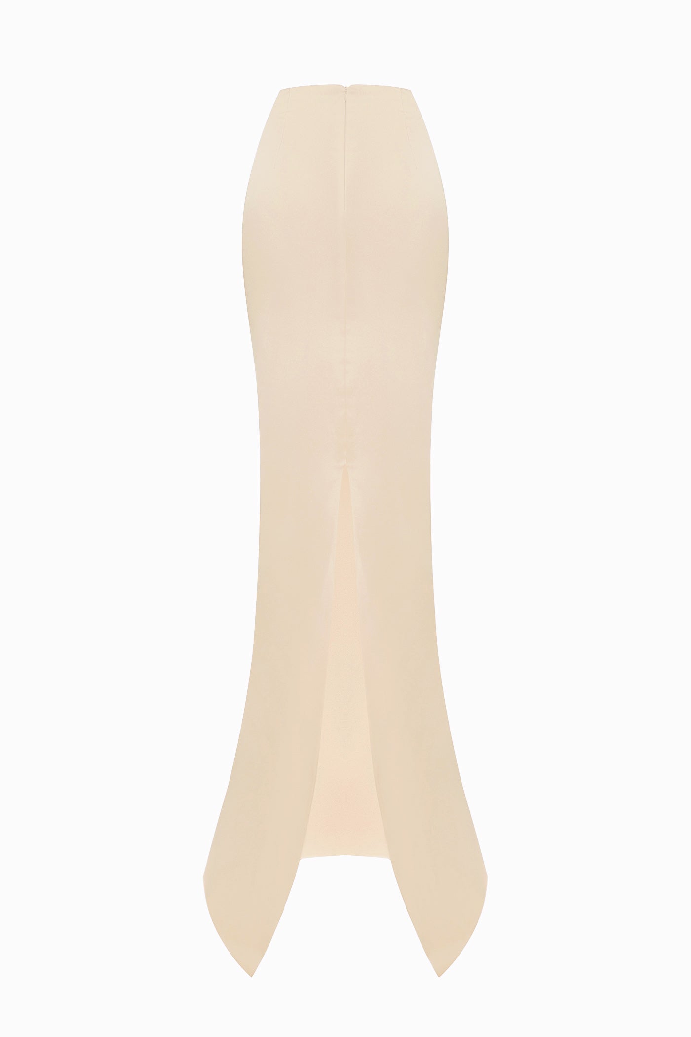 SOFT SATIN SKIRT BEIGE