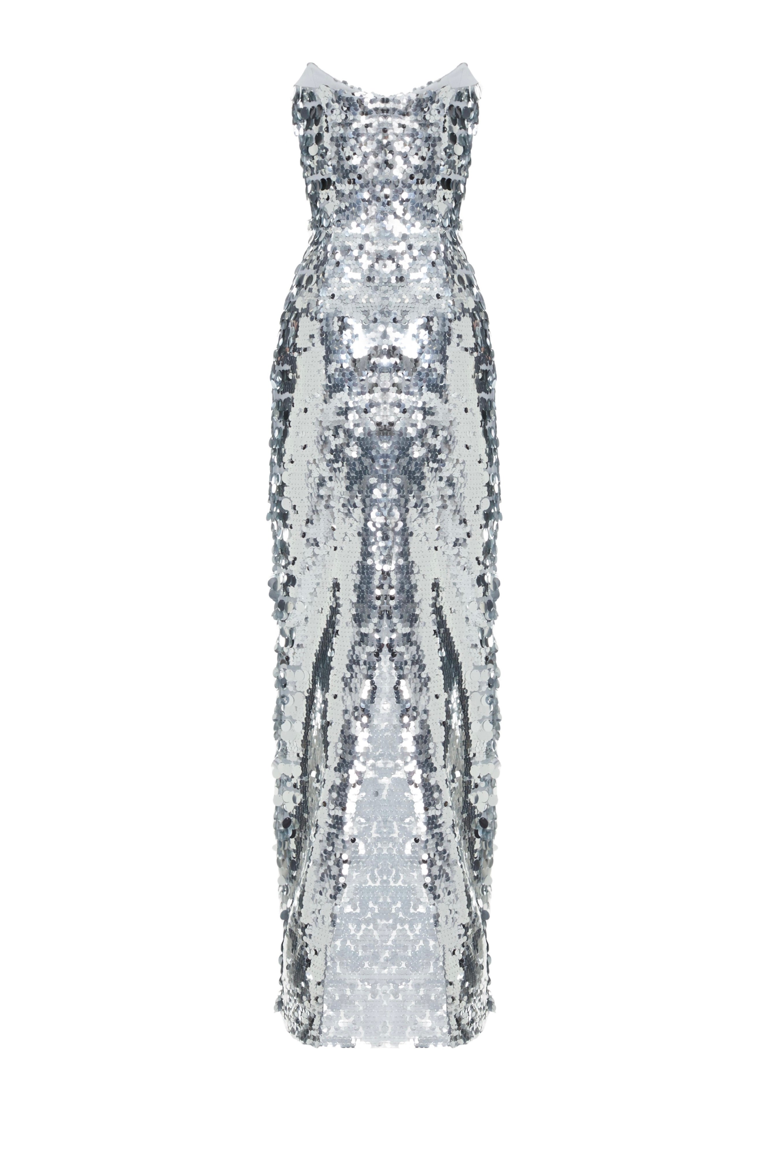 TIBI СУКНЯ МАКСІ З ПАЙЄТКАМИ