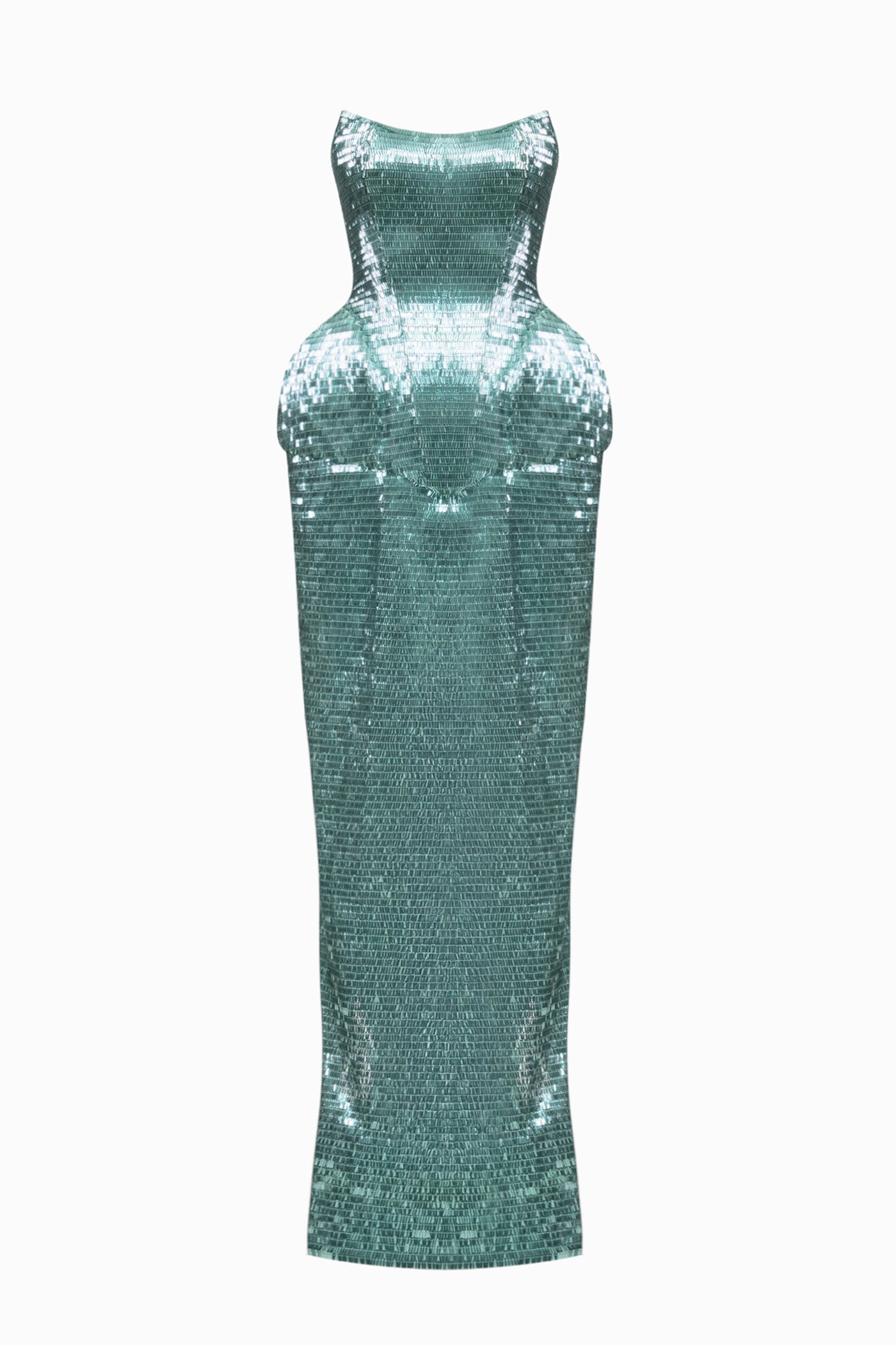 MUNA DRESS MISTY TEAL