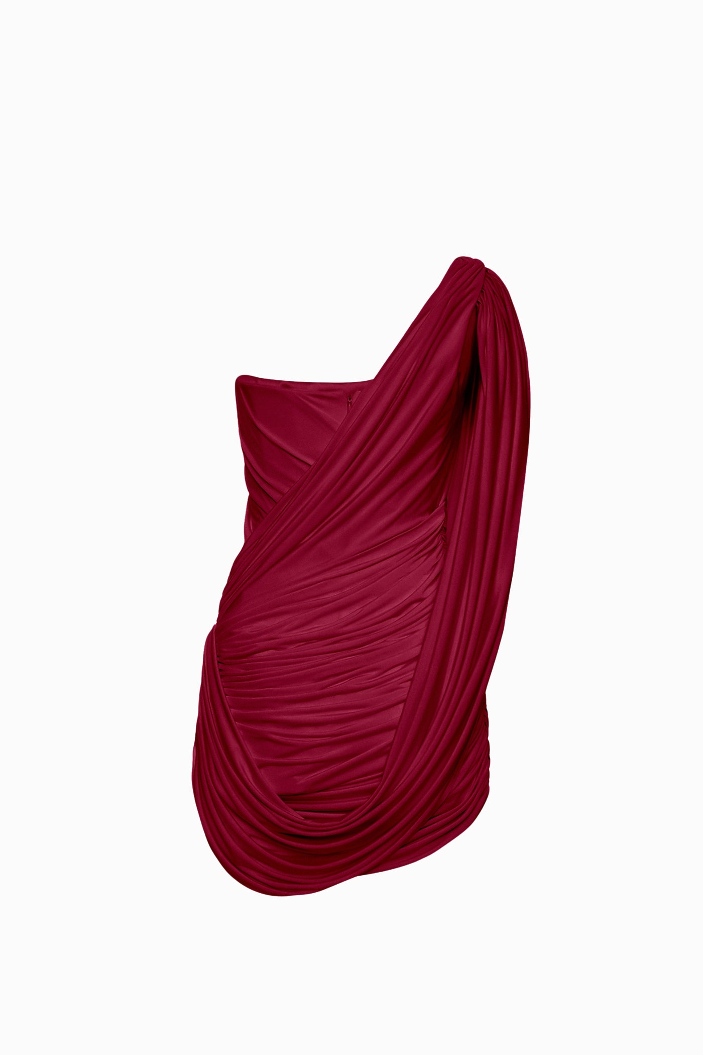 KIARA DRESS BURGUNDY