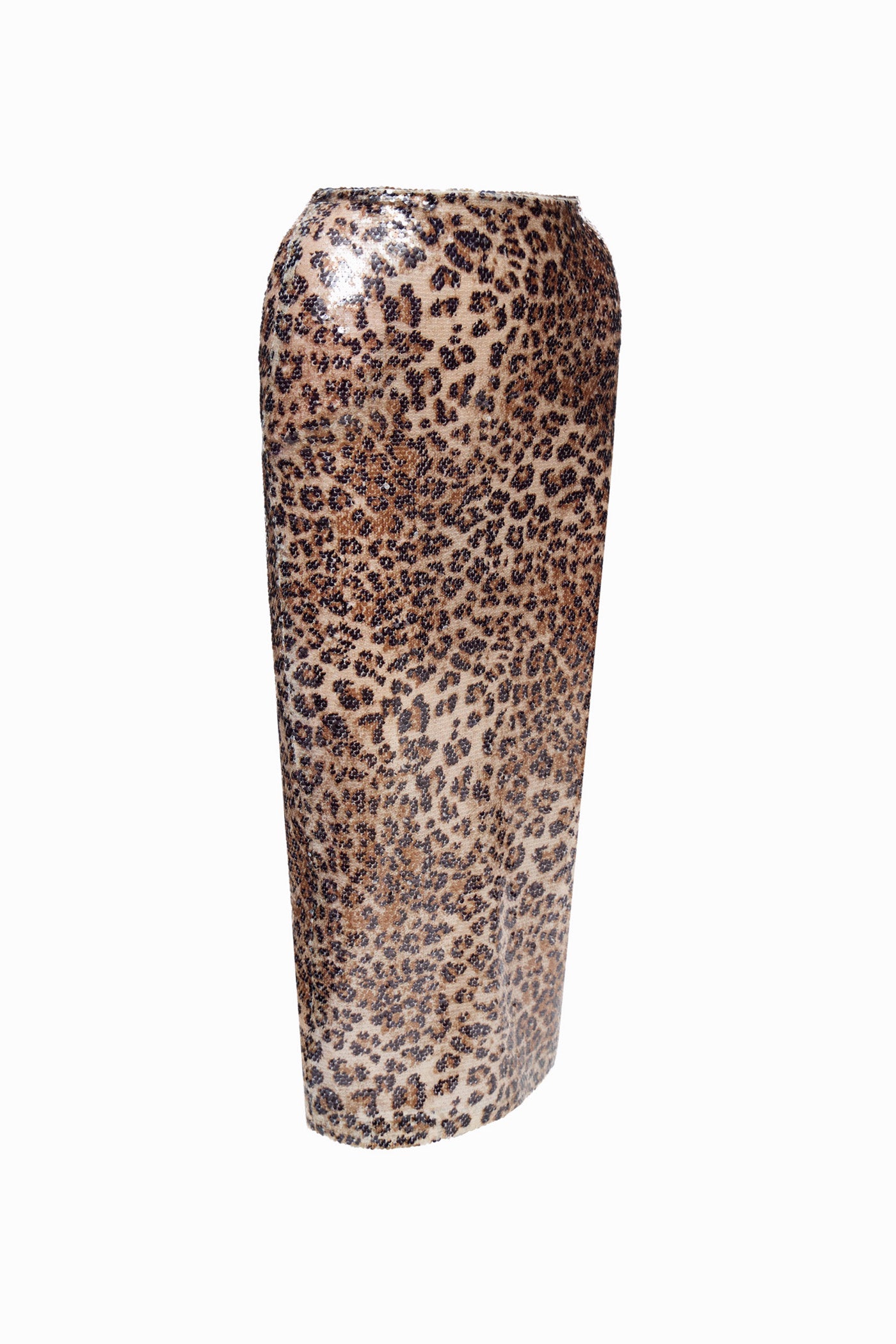 SEQUIN MIDI SKIRT LEO