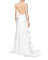 FEATHERS FOR DAFNA DRESS WHITE