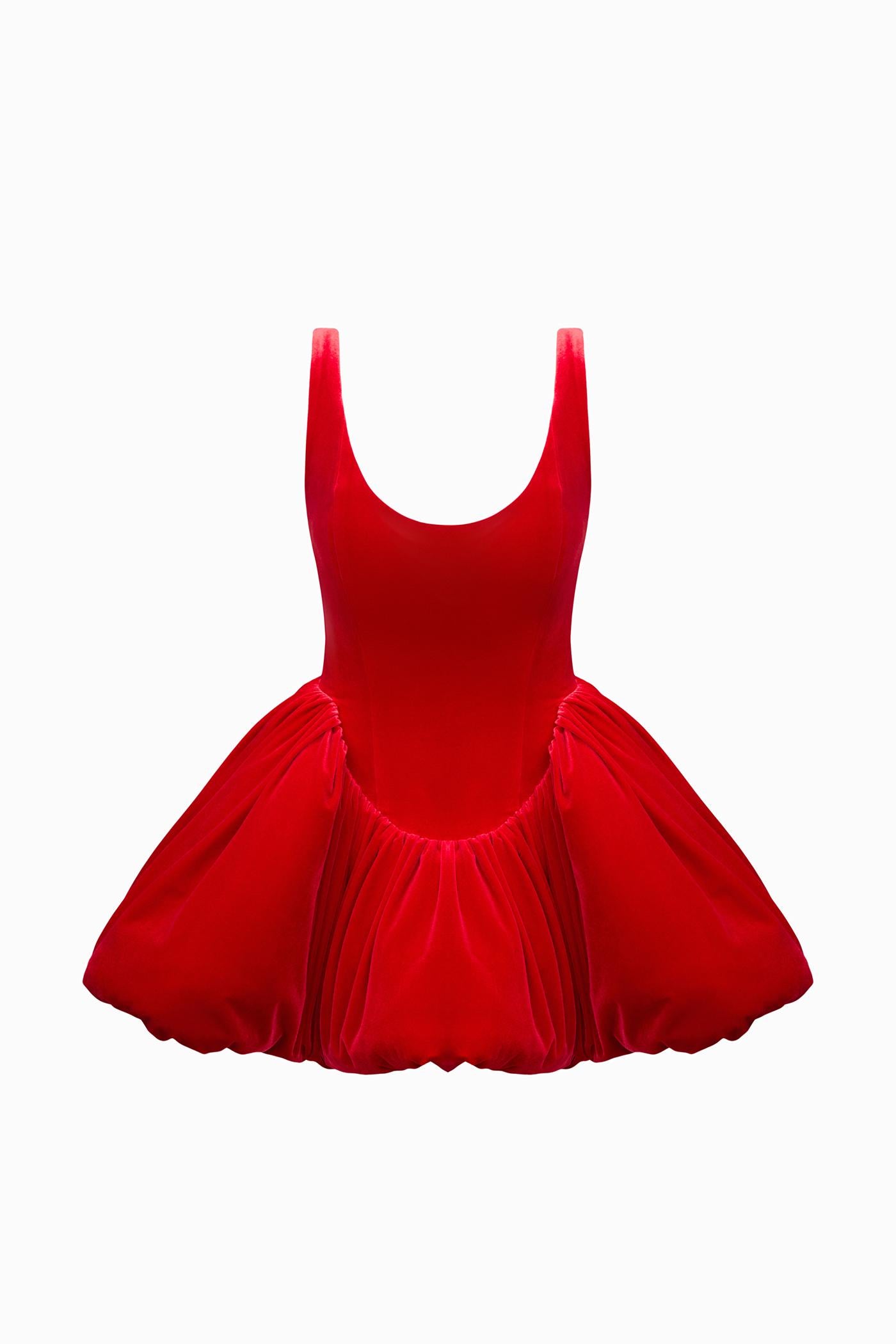 LICA DRESS IN RED