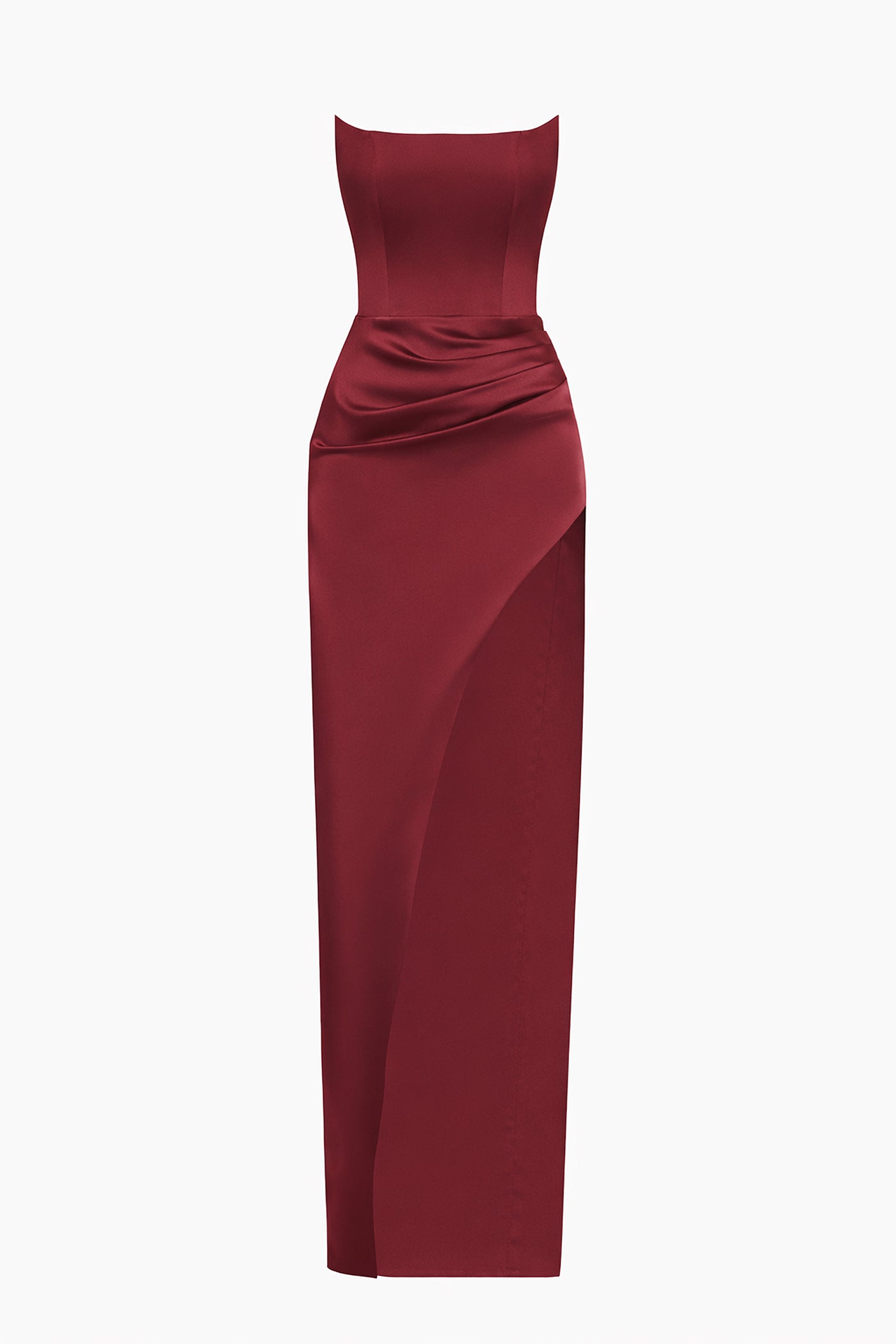 ANASTASIA MAXI DRESS BURGUNDY