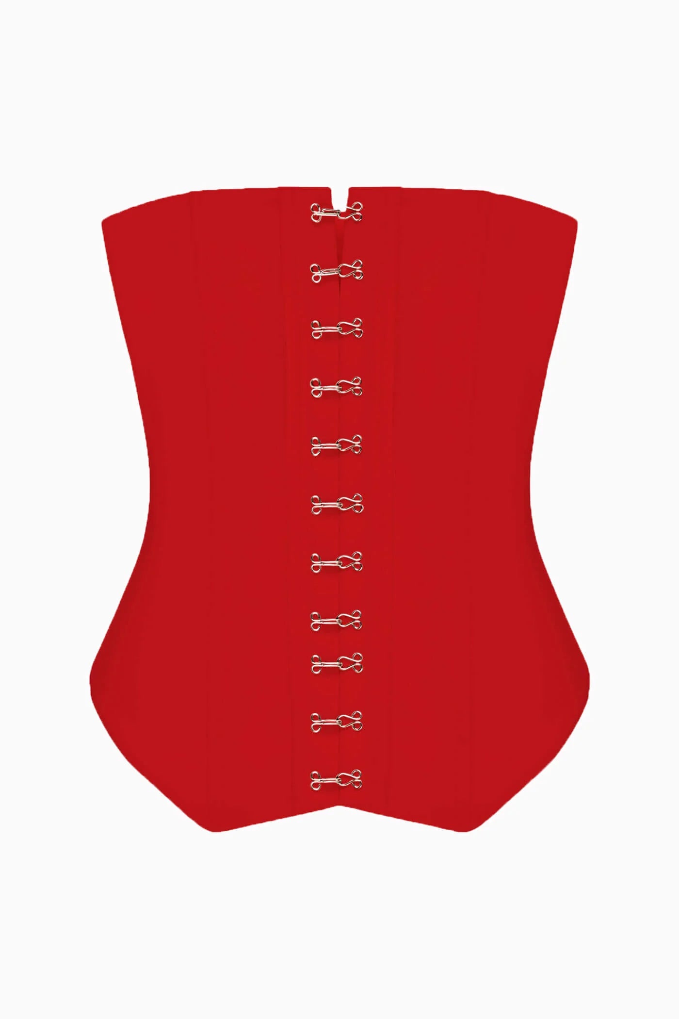 LOREN CORSET TOP RED