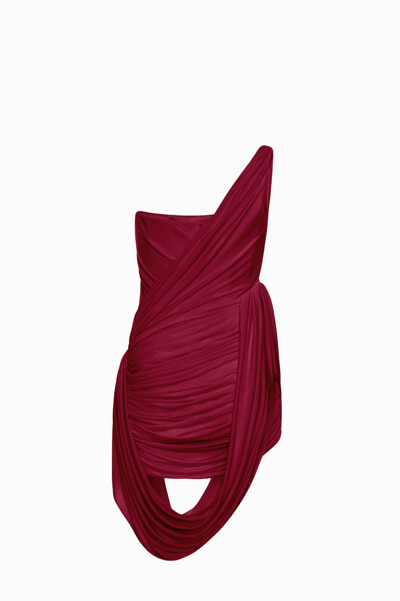KIARA DRESS BURGUNDY
