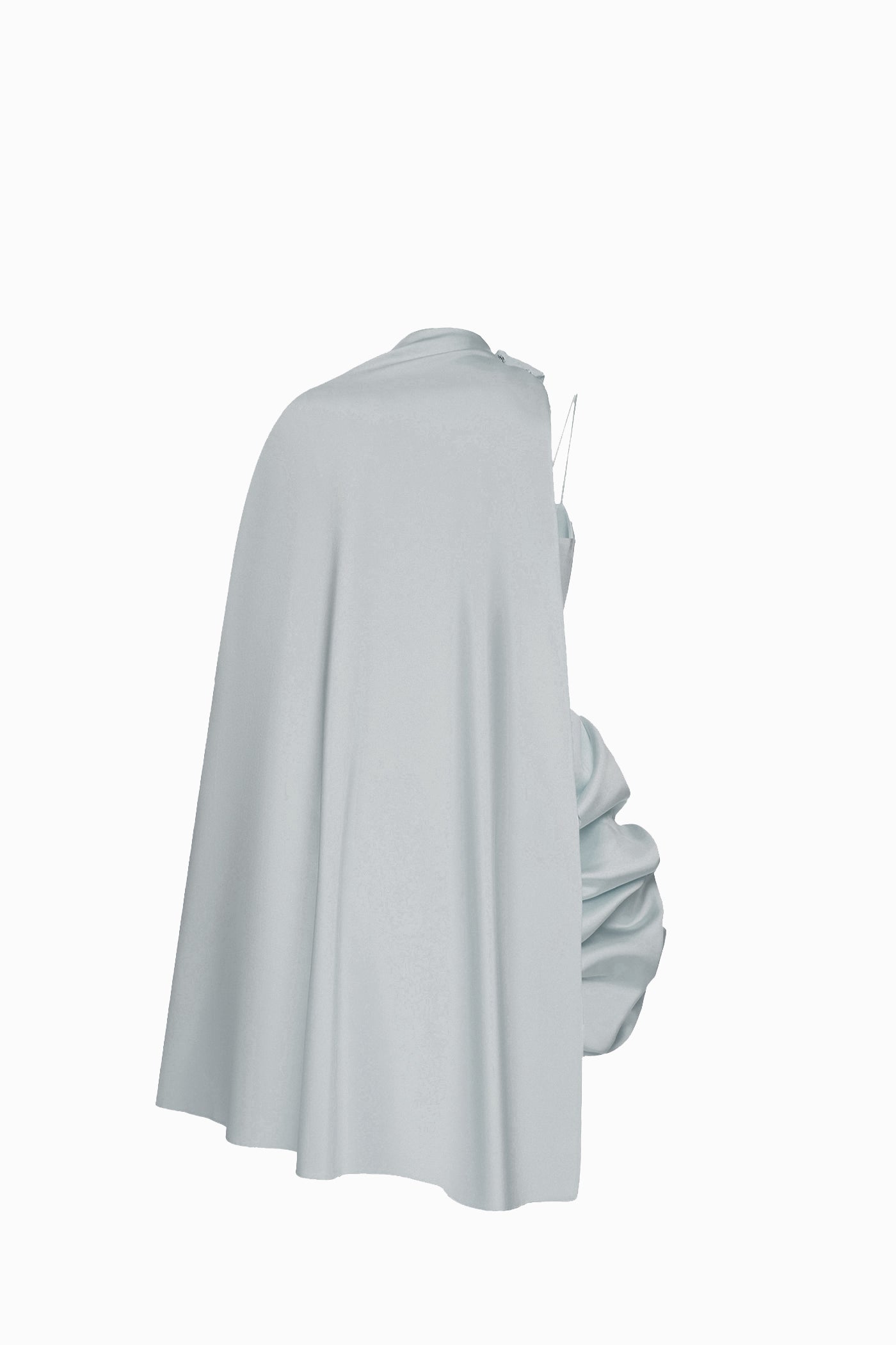 CAPE FOR RARITY DRESS GRAY