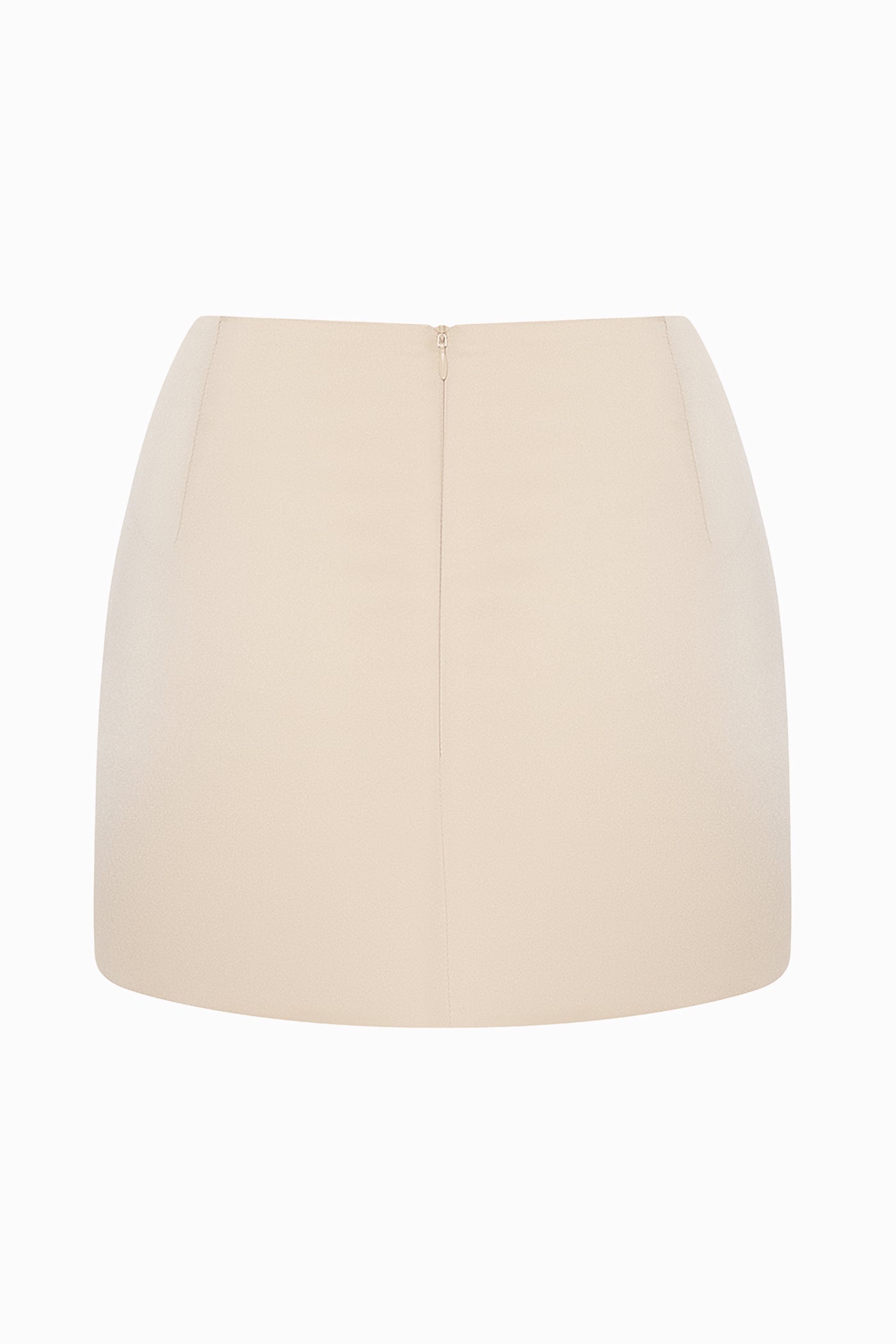 SOFT SATIN SKIRT BEIGE