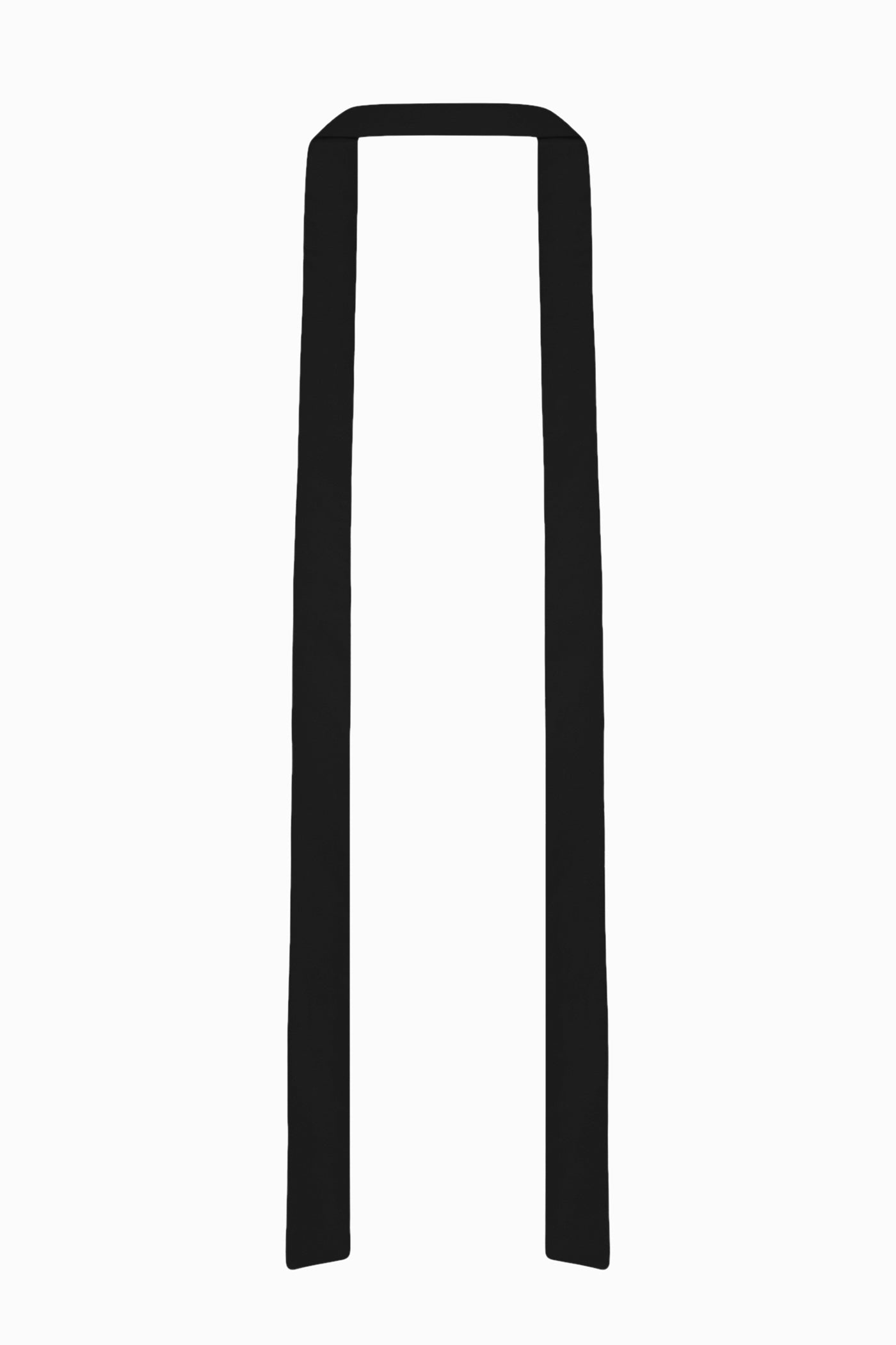 STRETCH SCARF IN BLACK