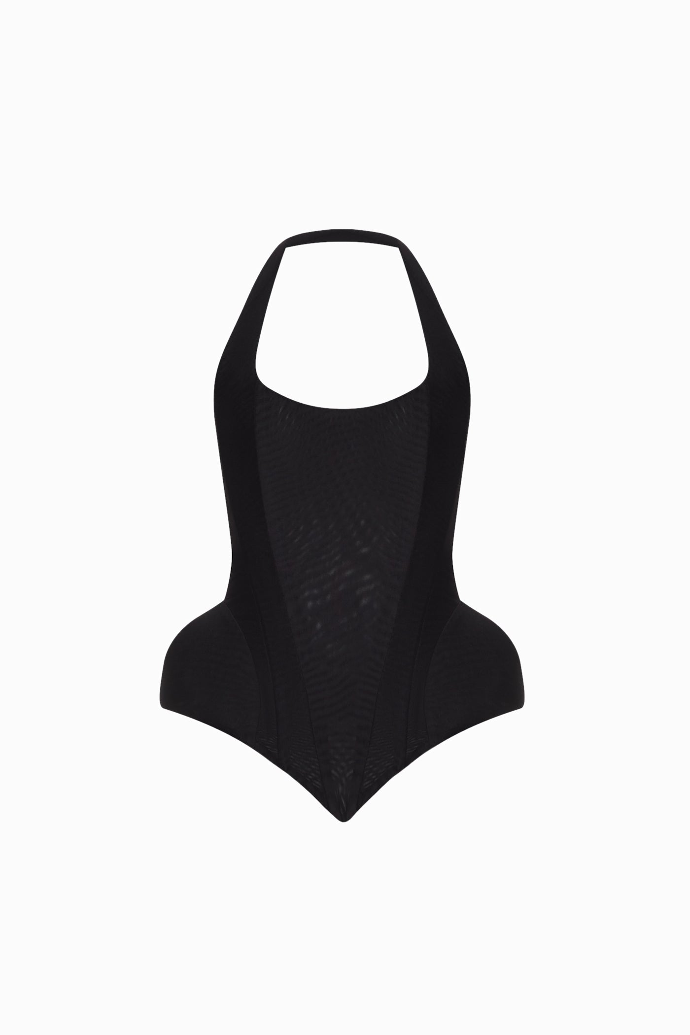 HALTERNECK MESH CORSET