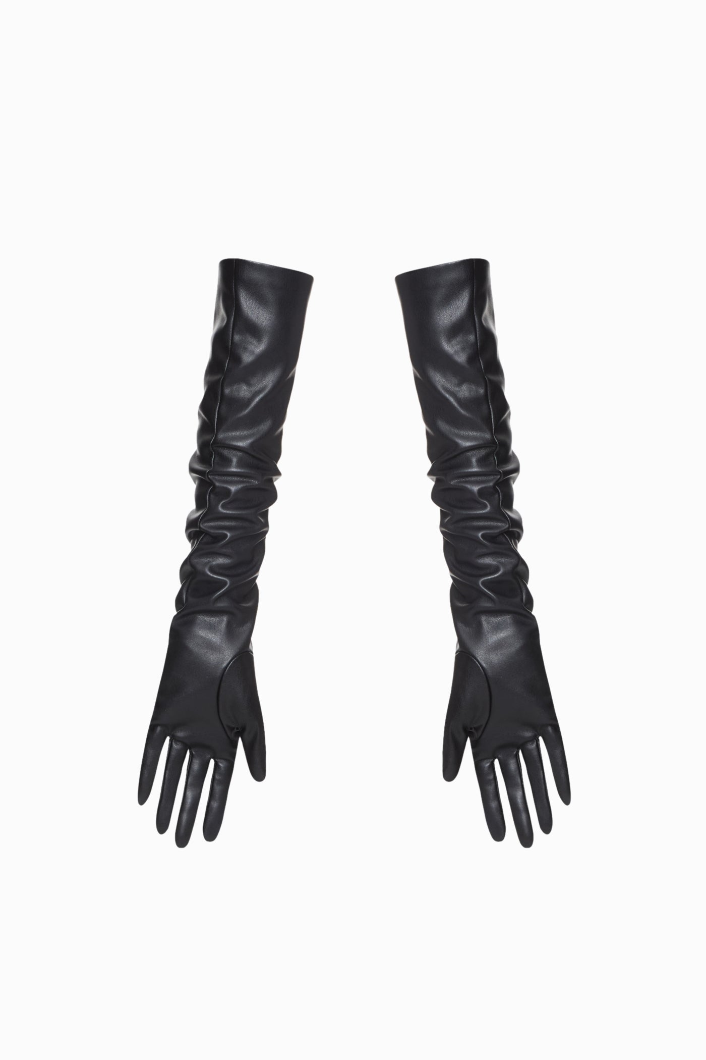 MEDIUM LEATHER GLOVES BLACK