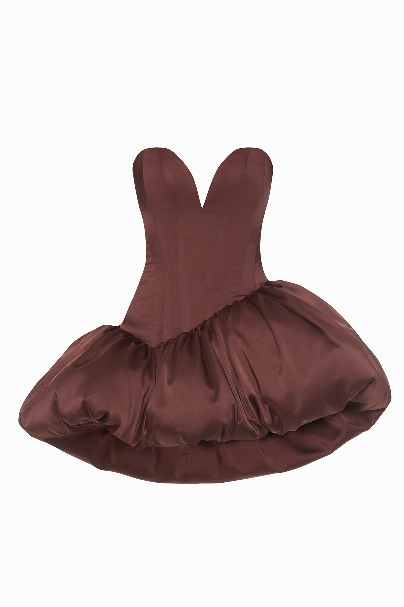 SASHA SOFT DRESS BROWN