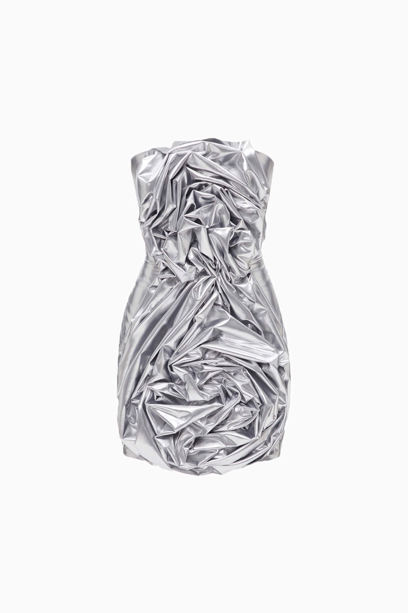 ROSIE DRESS SILVER LAQUE