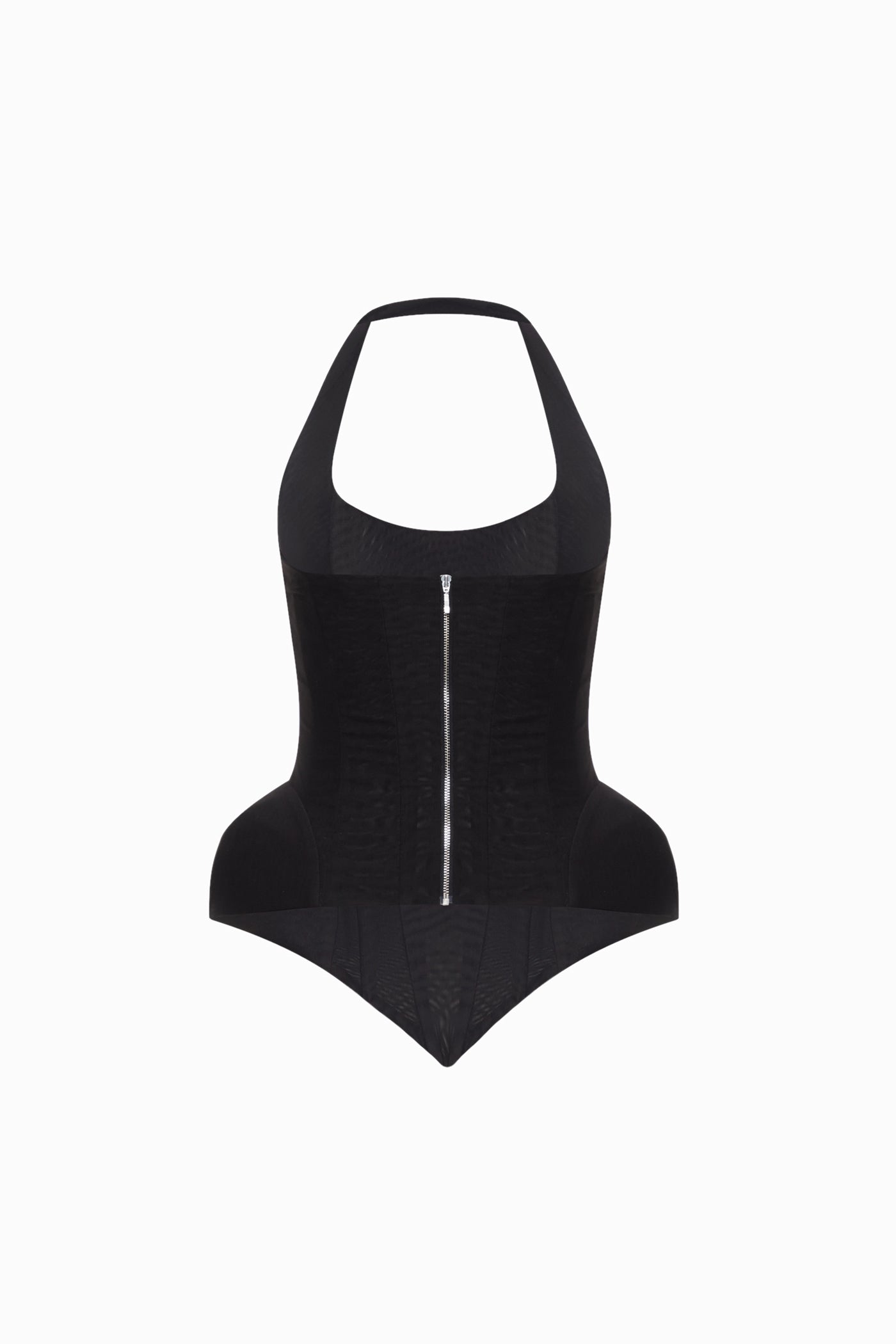 HALTERNECK MESH CORSET