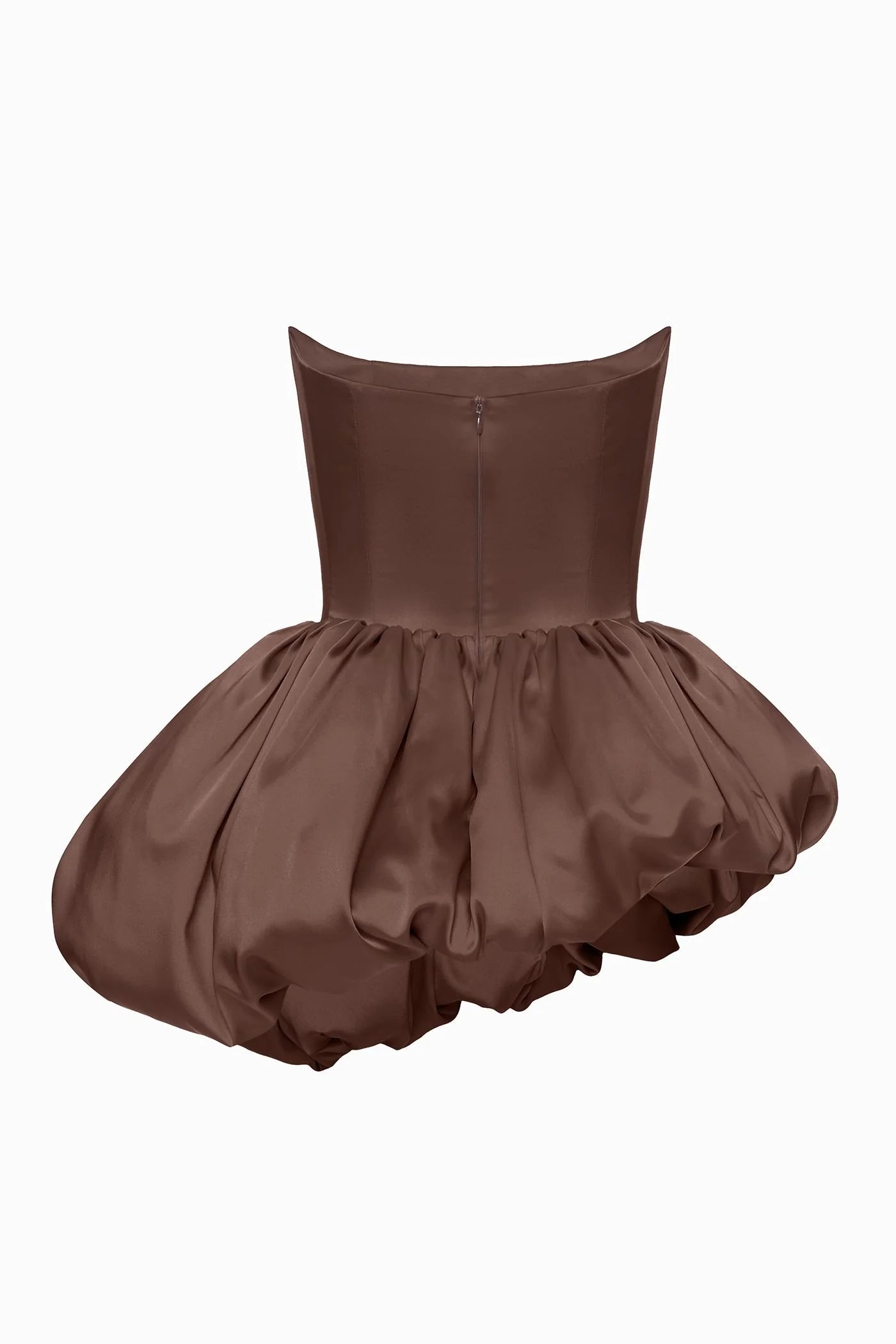 REBECCA TRANSFORMER CORSET TOP-TO-DRESS BROWN