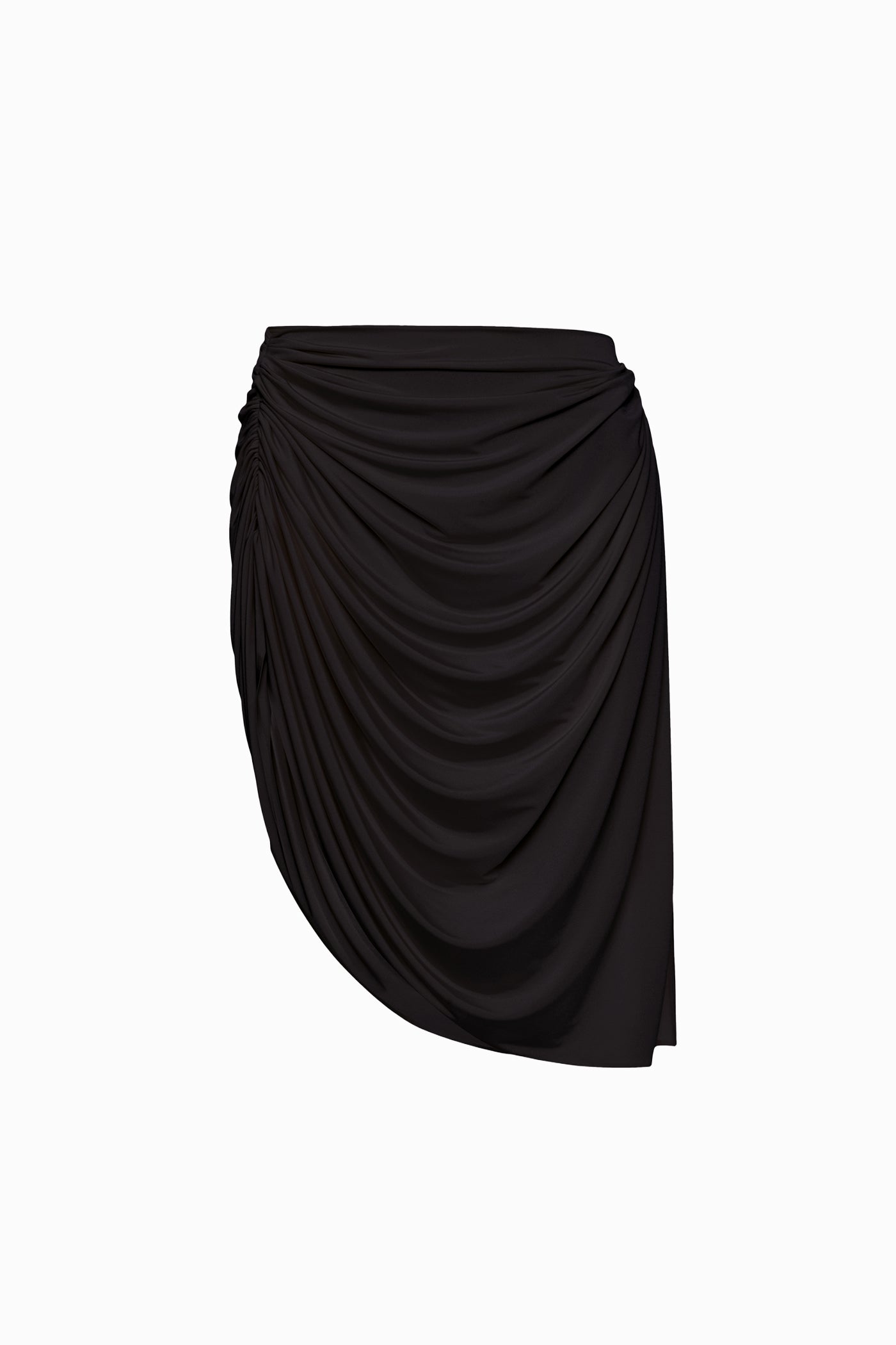CAPE TO SKIRT BLACK