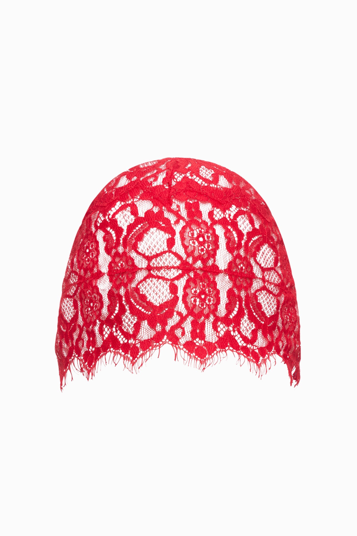 LACE RED HAT