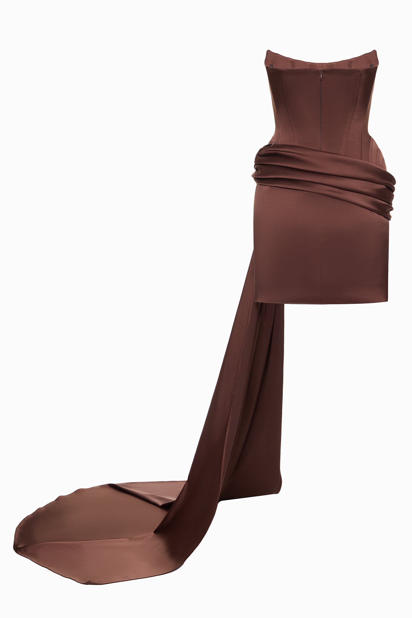 TRAIL FOR IRMA DRESS BROWN