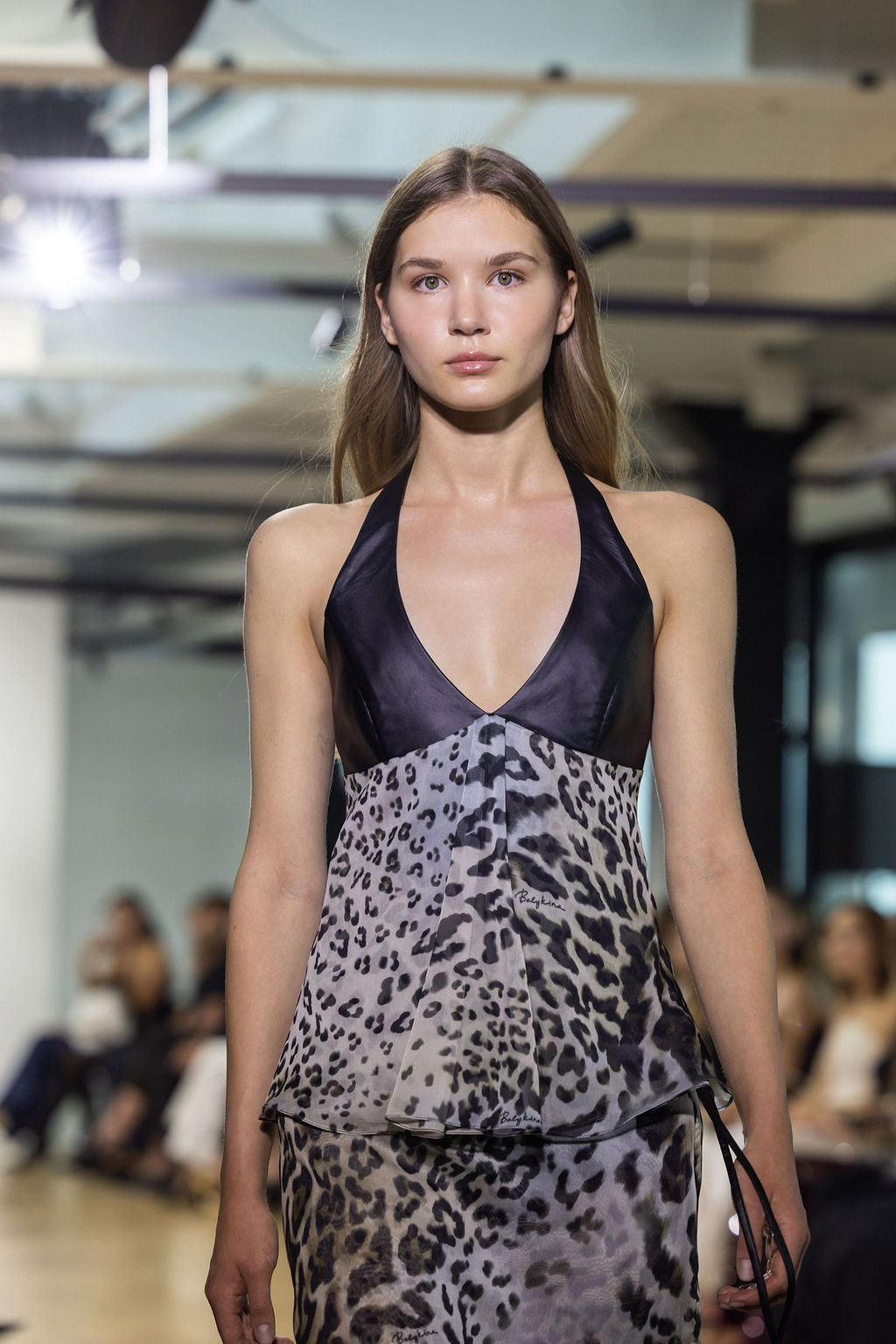 LEOPARD-PRINT TOP