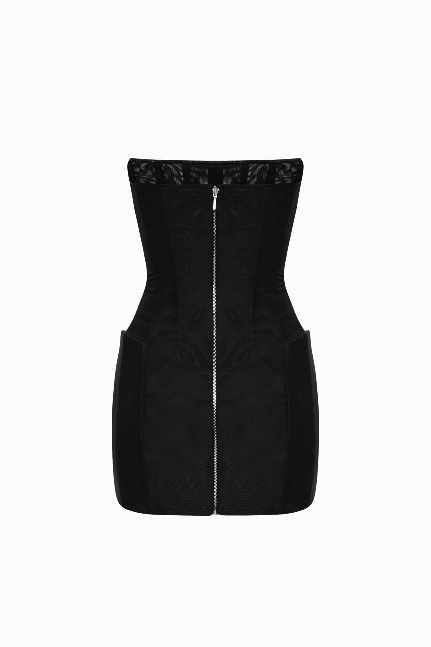 CAMILLE MESH DRESS BLACK