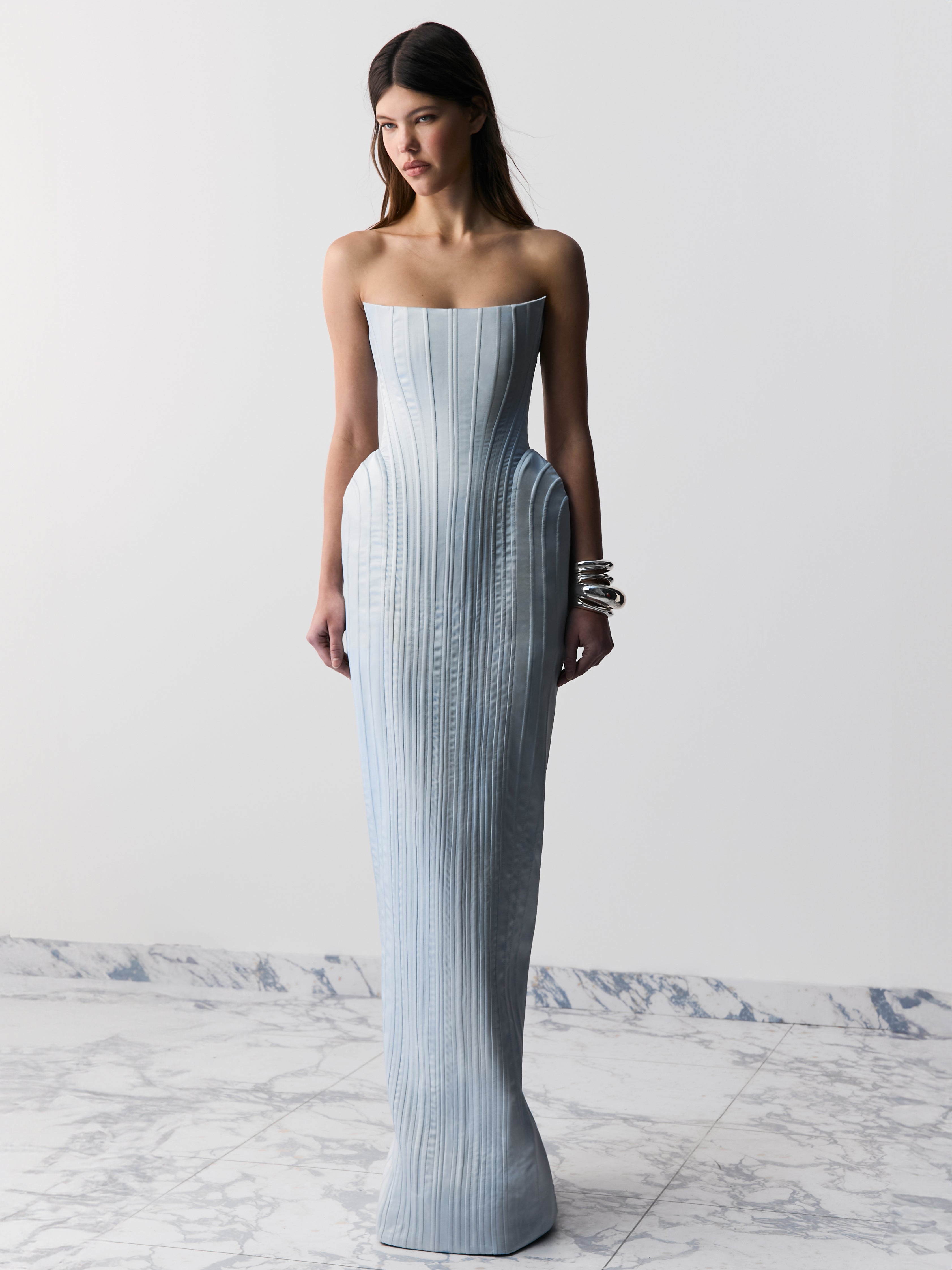 KALA MAXI DRESS LIGHT-BLUE