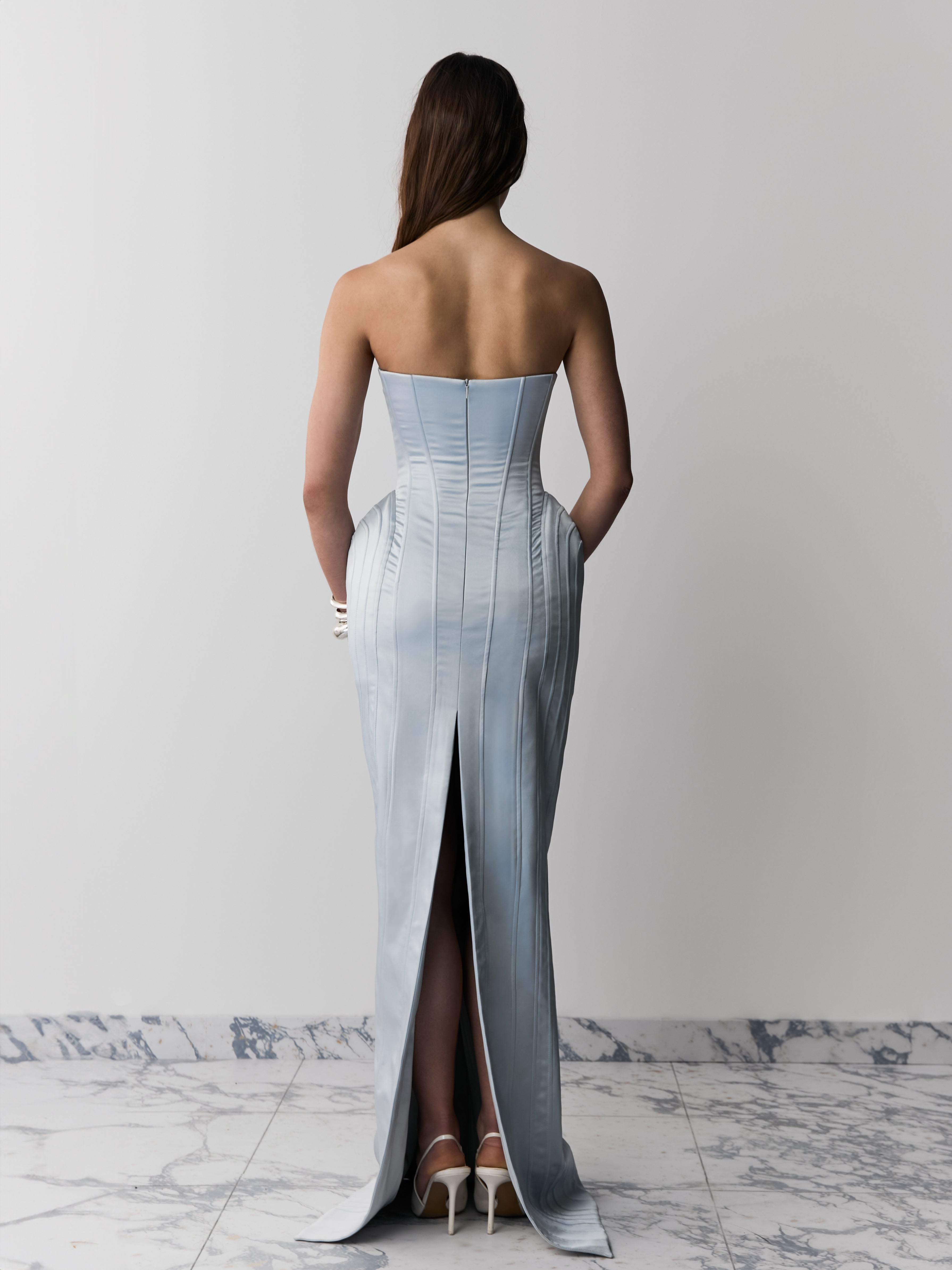 KALA MAXI DRESS LIGHT-BLUE