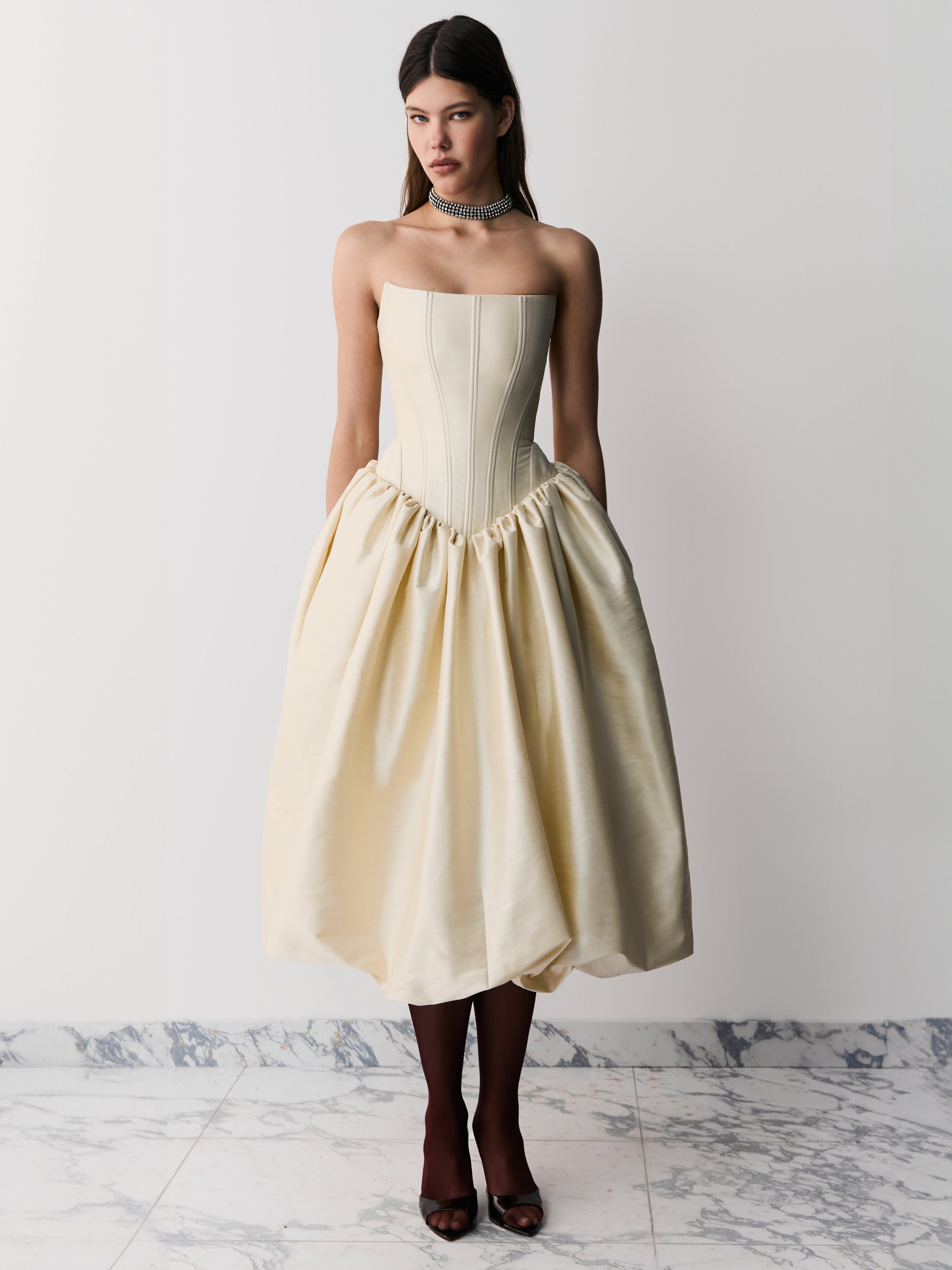 VLADA DRESS BEIGE