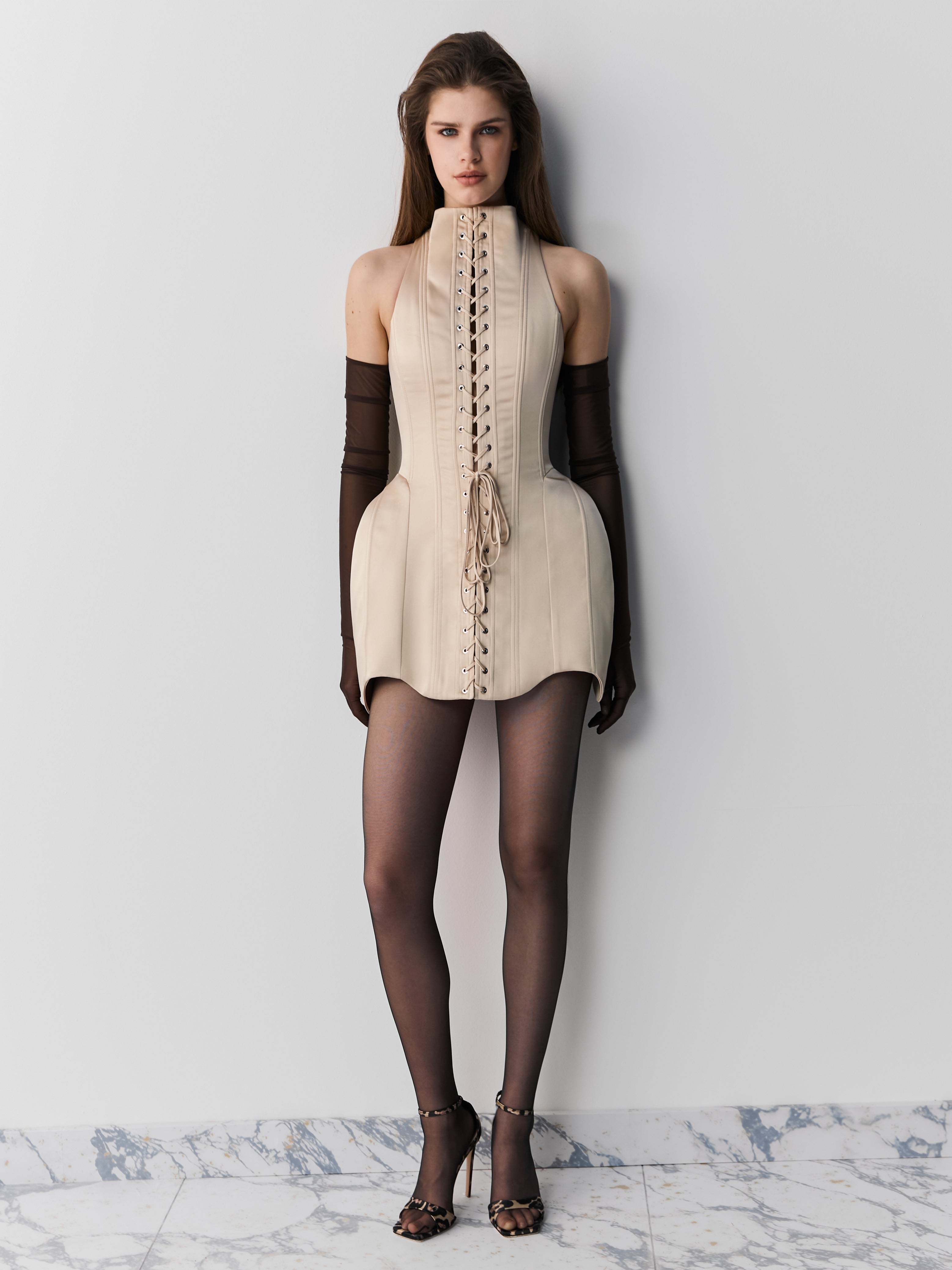 MILENA DRESS BEIGE
