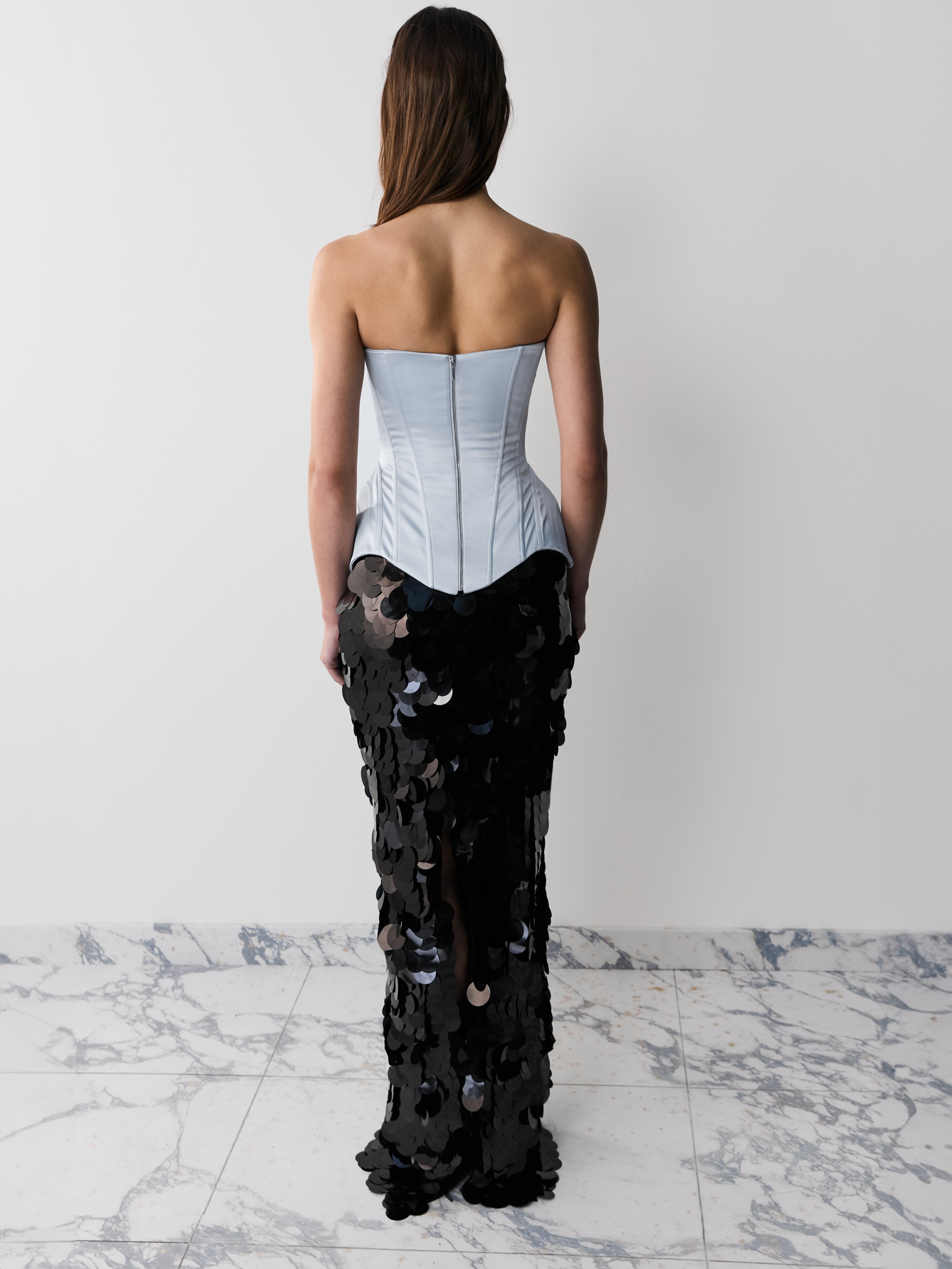IRMA CORSET LIGHT-BLUE
