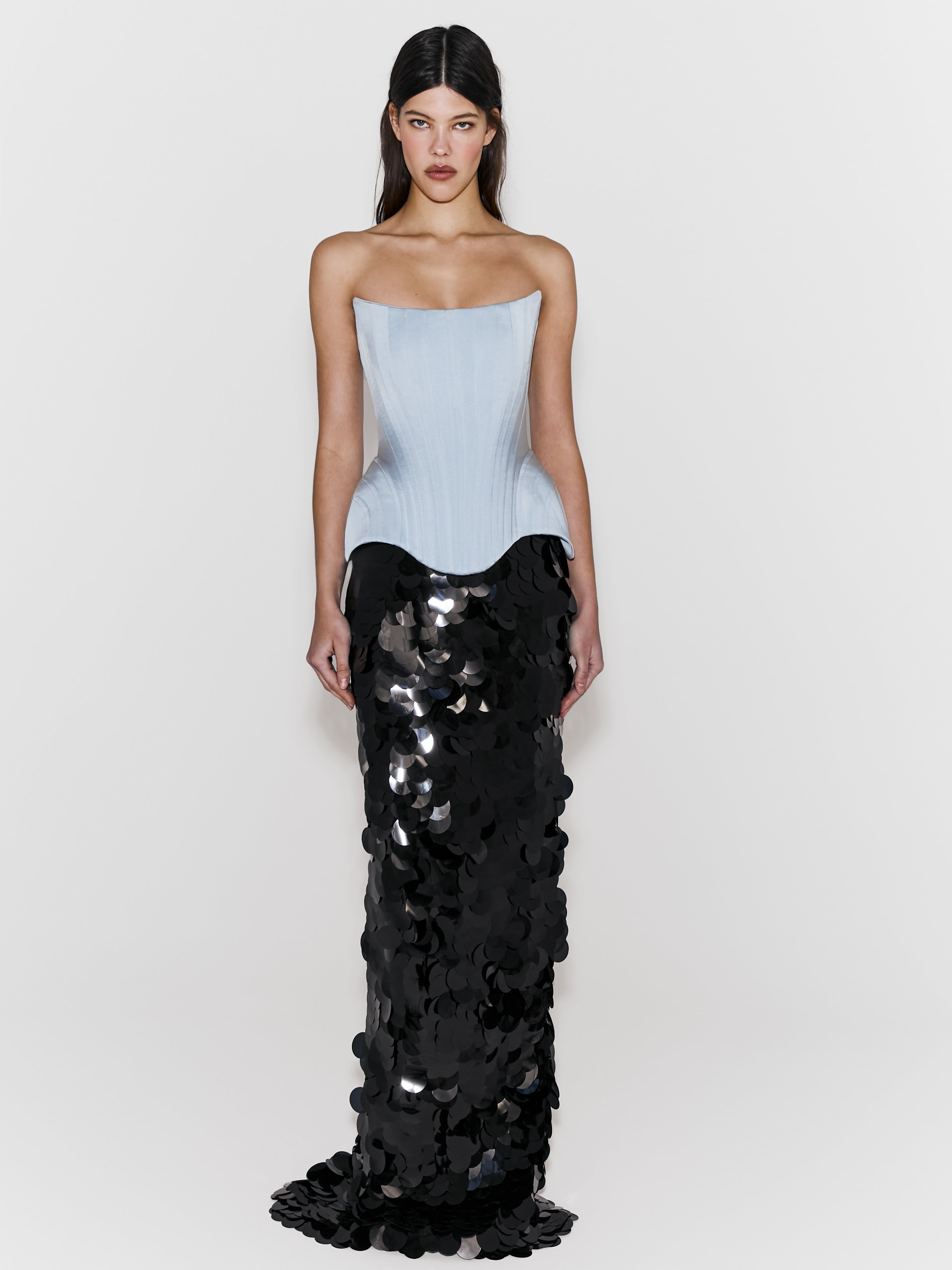 IRMA CORSET LIGHT-BLUE