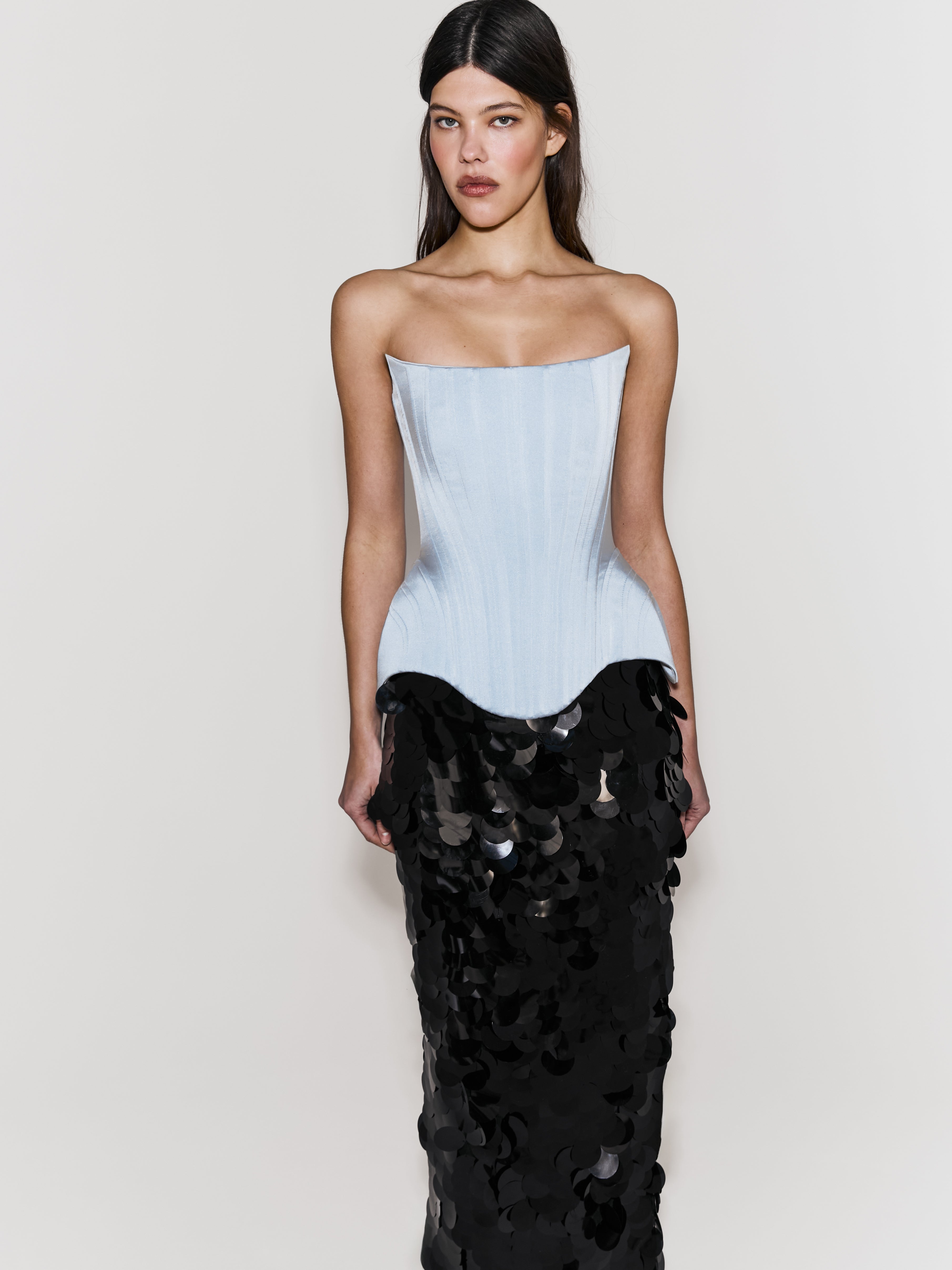 IRMA CORSET LIGHT-BLUE