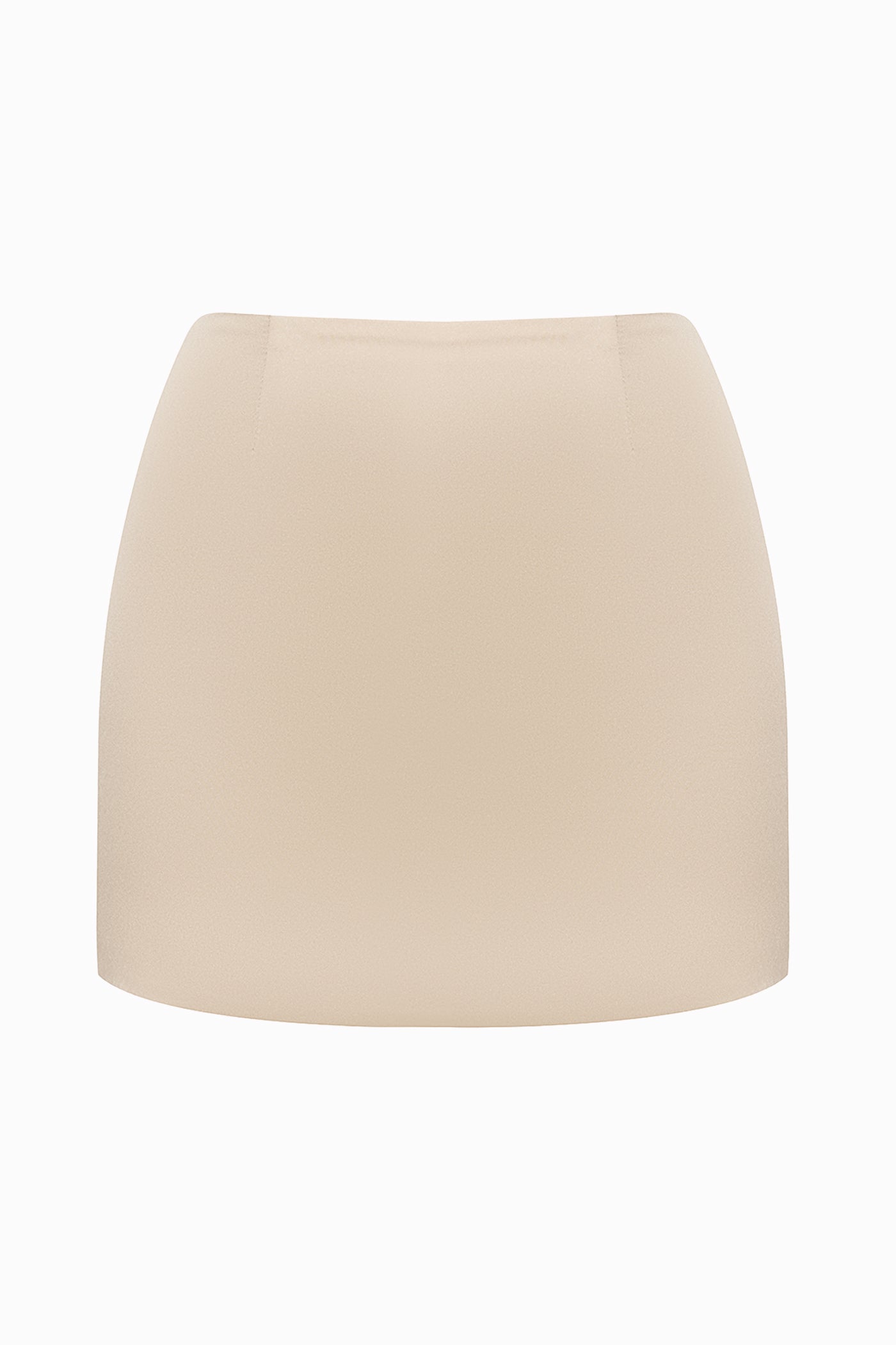 SOFT SATIN SKIRT BEIGE