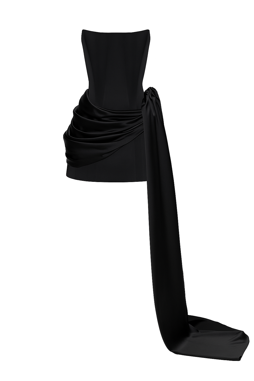 mini dress with trail Avalena Lace Trim Mini Dress LaPose