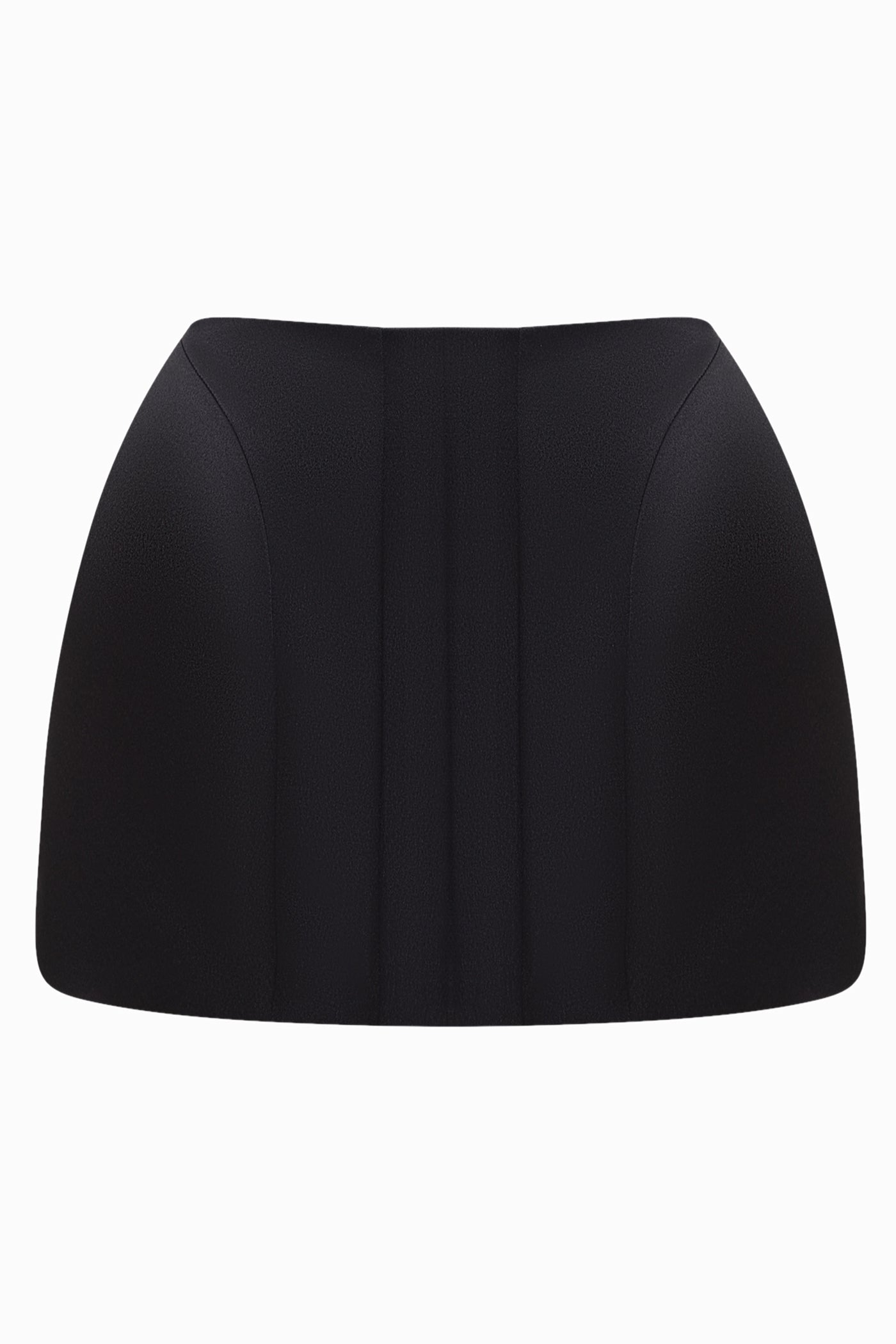 PADDED SATIN SKIRT