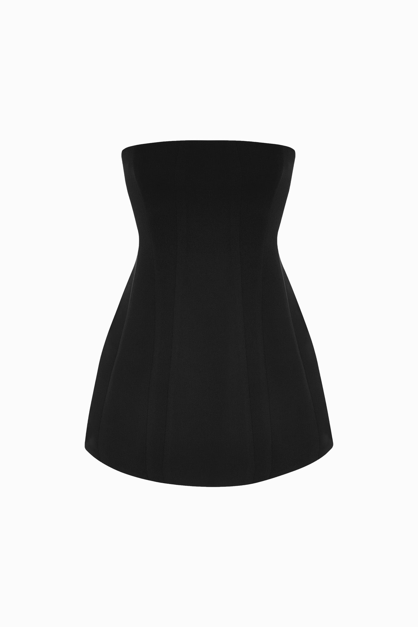 CORSET MINI DRESS BLACK