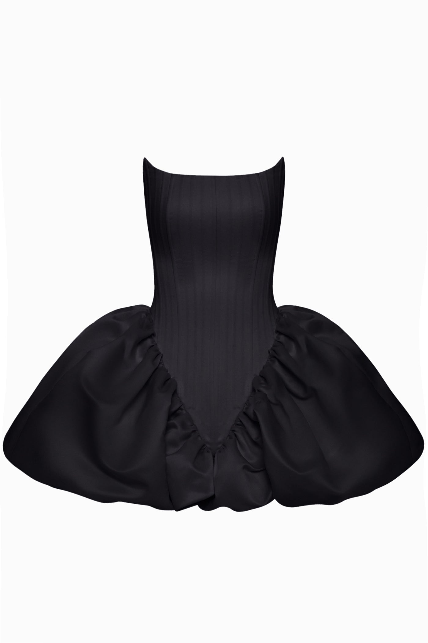 ANGLED TRANSFORMER DRESS BLACK