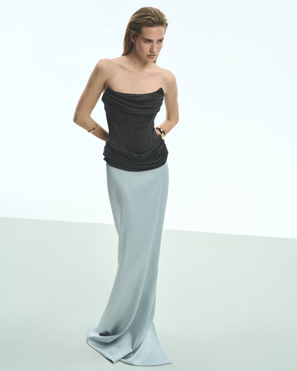 AIRIN DRESS LIGHT-BLUE