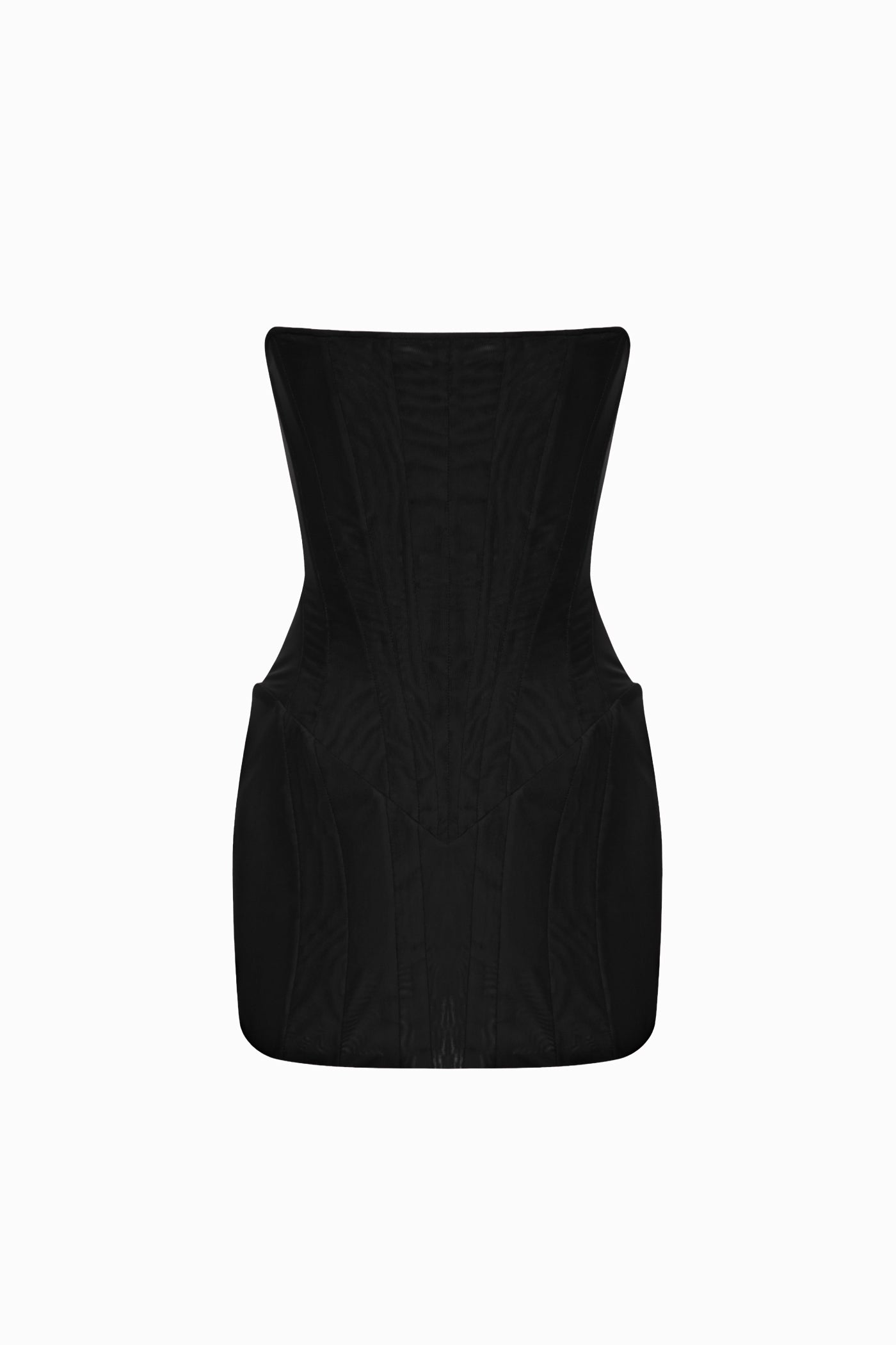 CAMILLE MESH DRESS BLACK