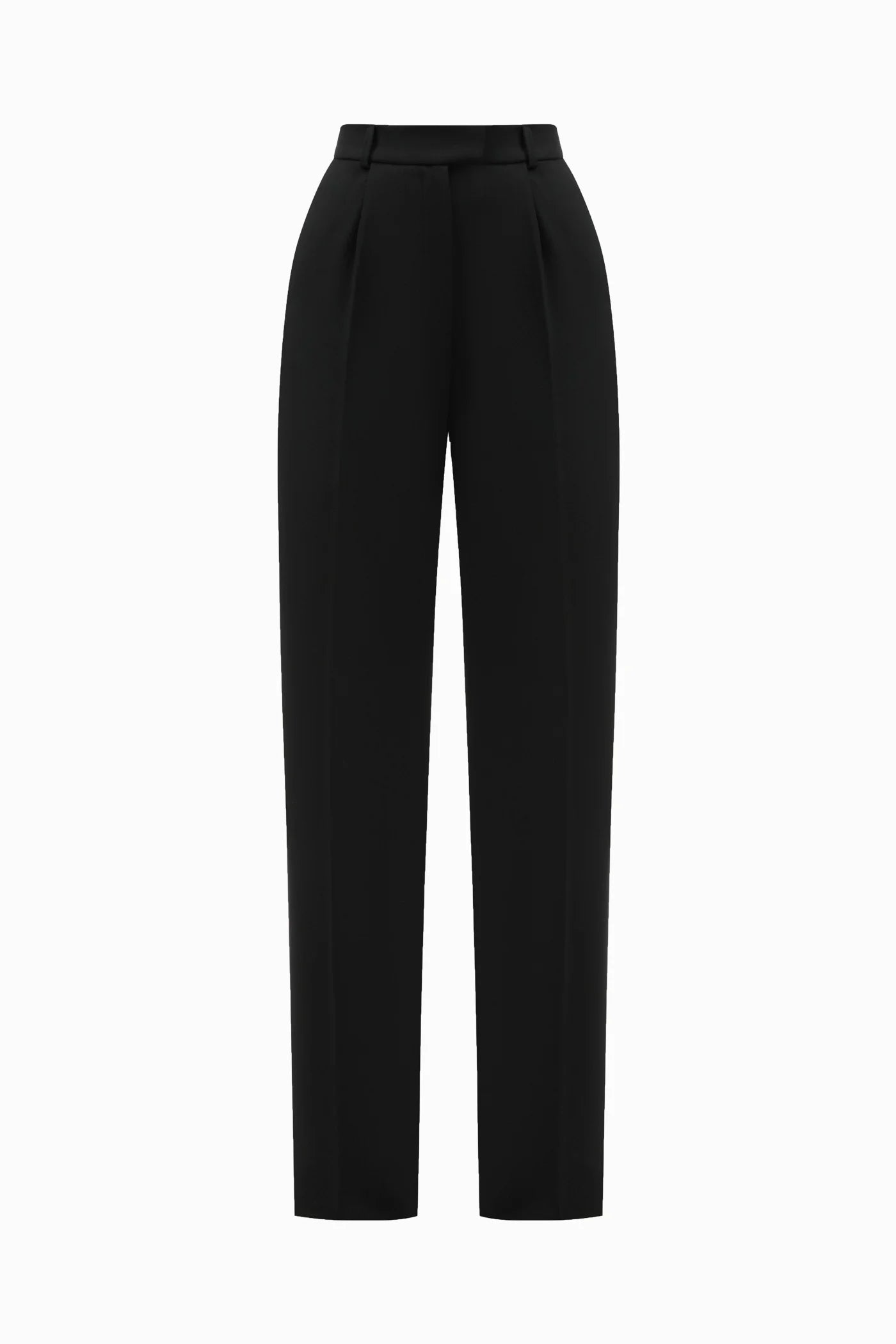 MATT SILK PANTS BLACK