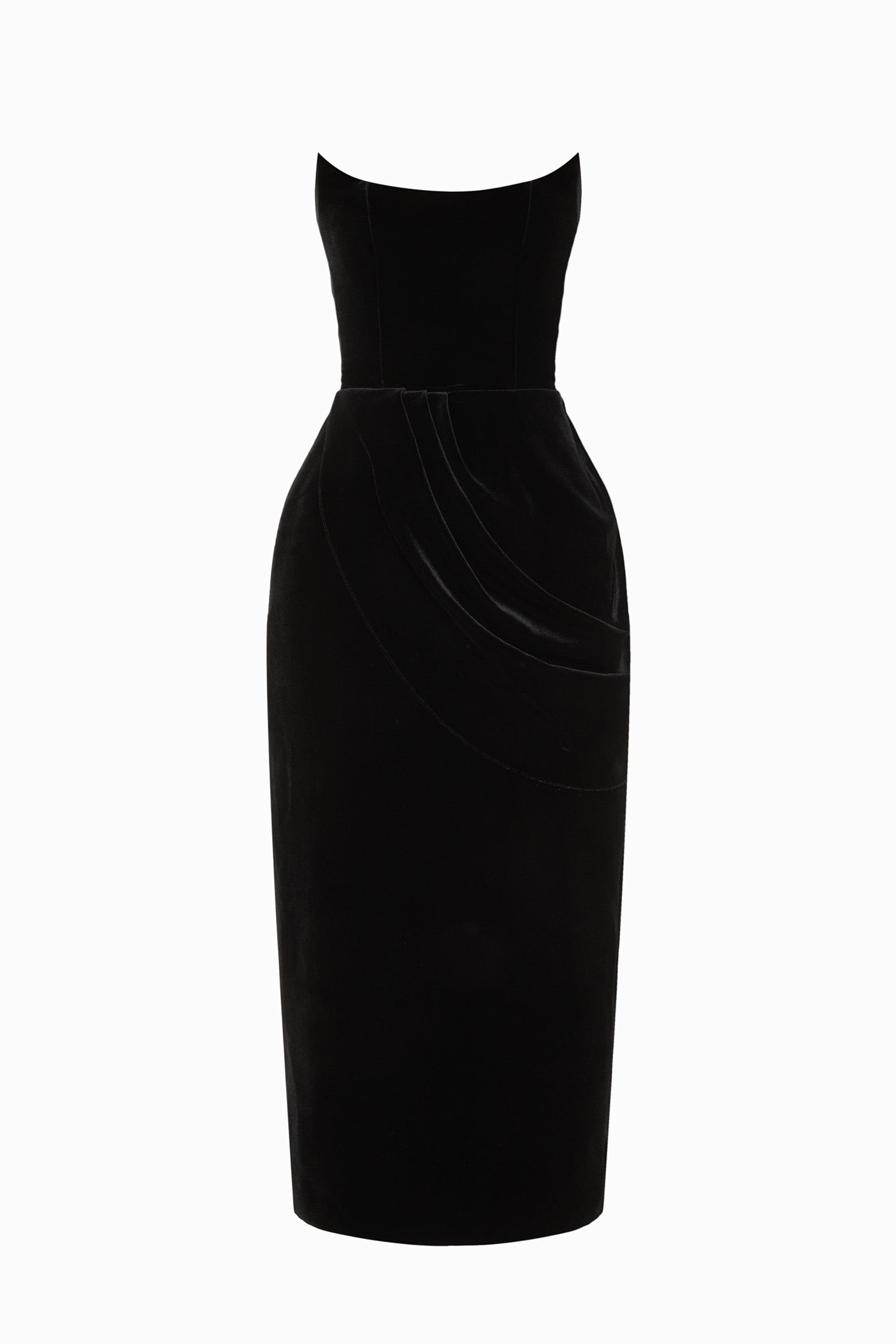 ANASTASIA MIDI VELVET DRESS