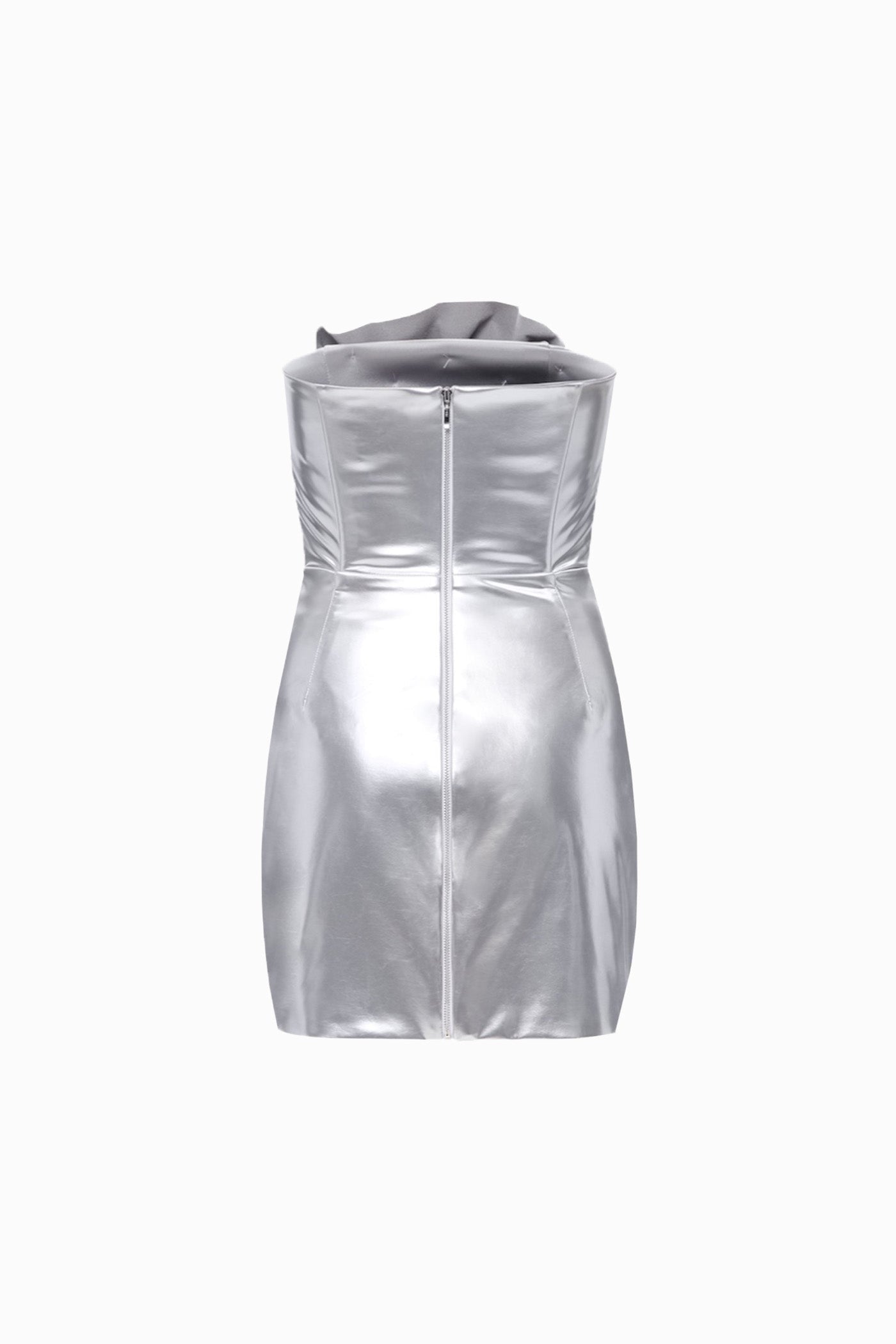 ROSIE DRESS SILVER LAQUE