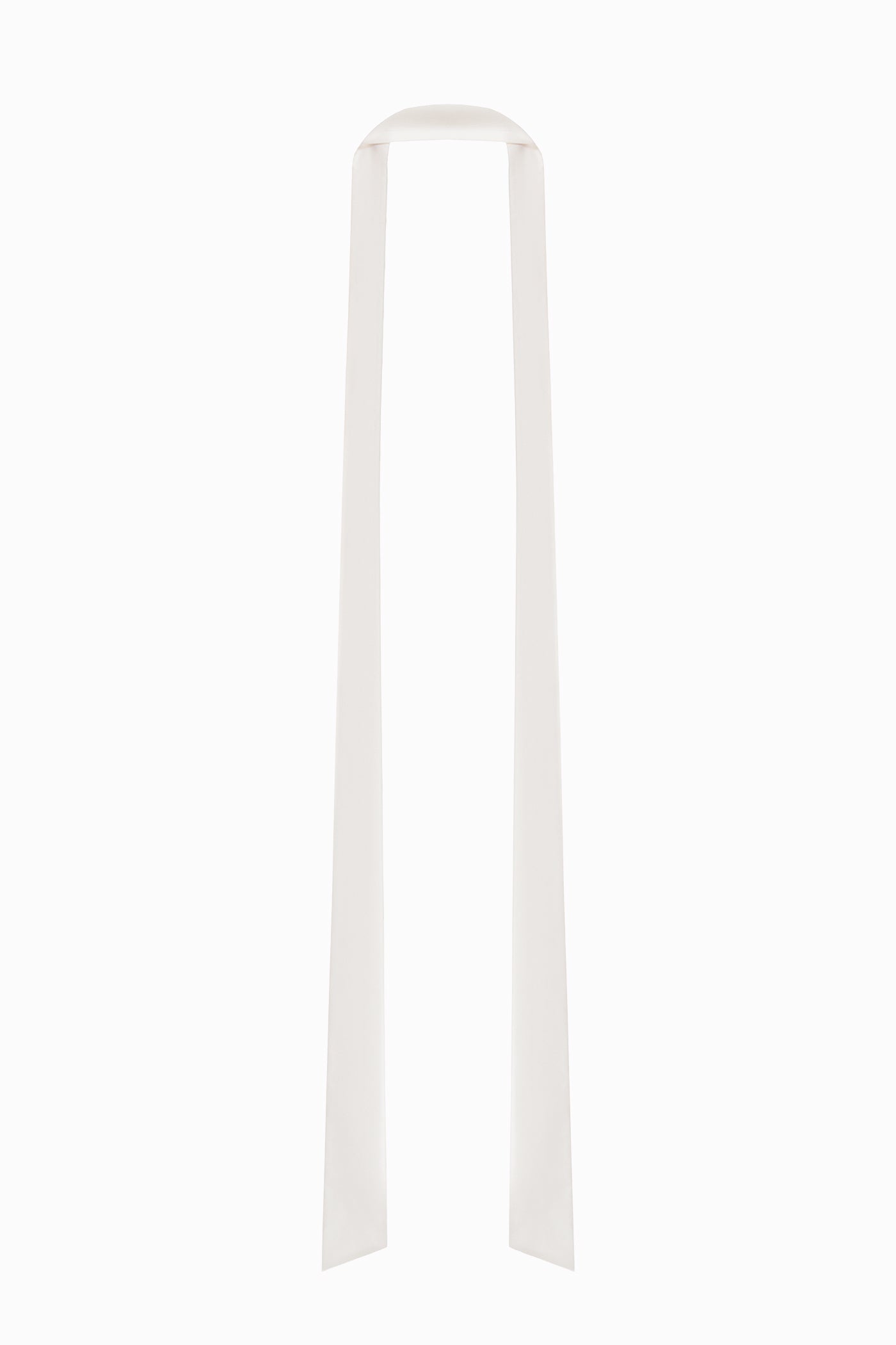 SATIN SCARF WHITE