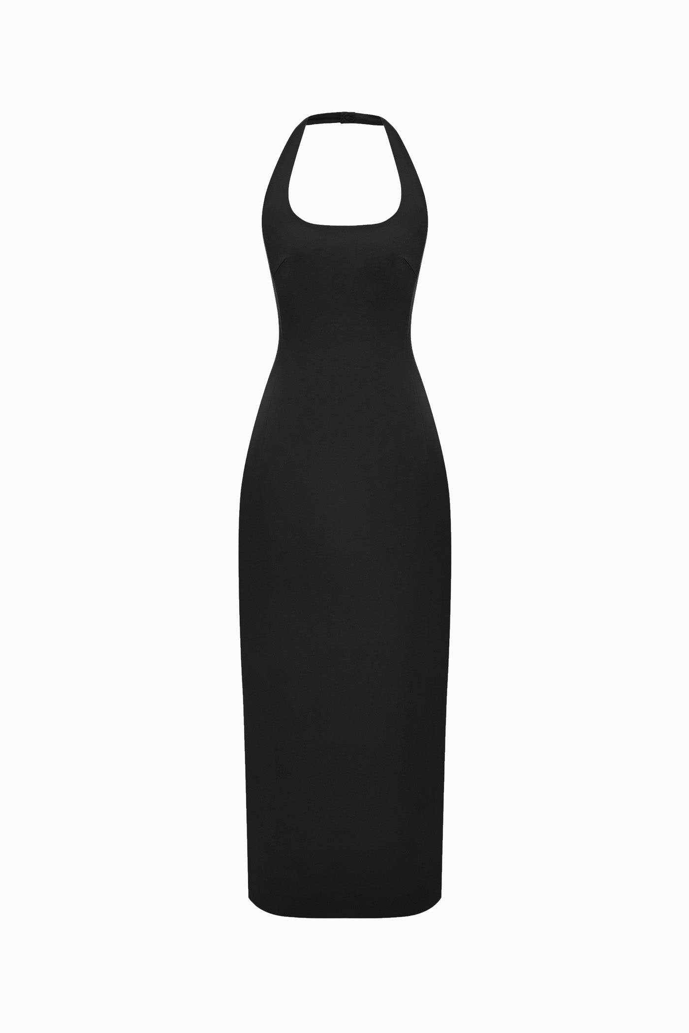 HALTERNECK TWO SIDED LEATHER DRESS Black XL HALTERNECK TWO SIDED LEATHER DRESS Black XL