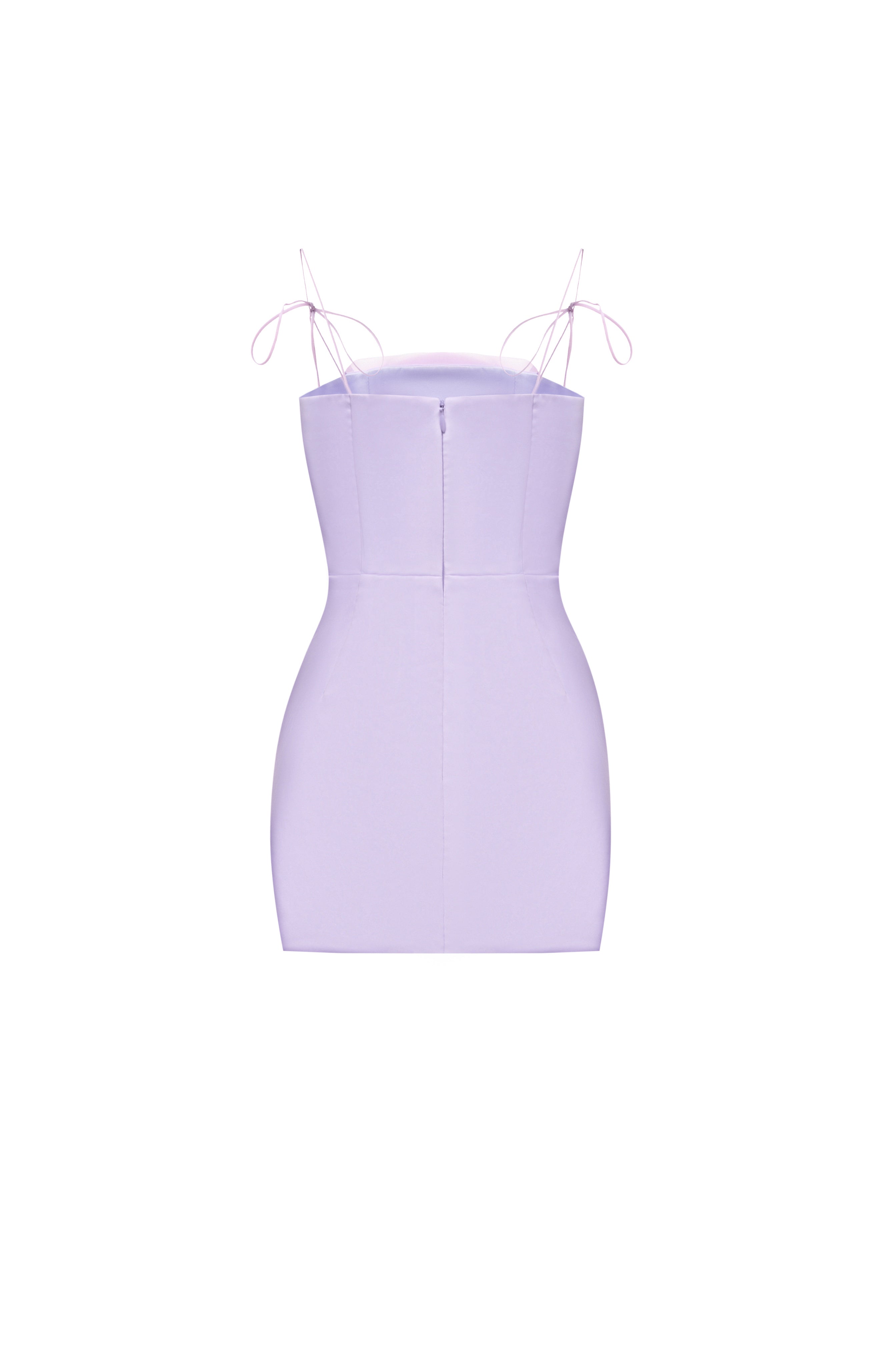 MISS ROSIE DRESS WITH REMOVABLE TRAIL PURPLE