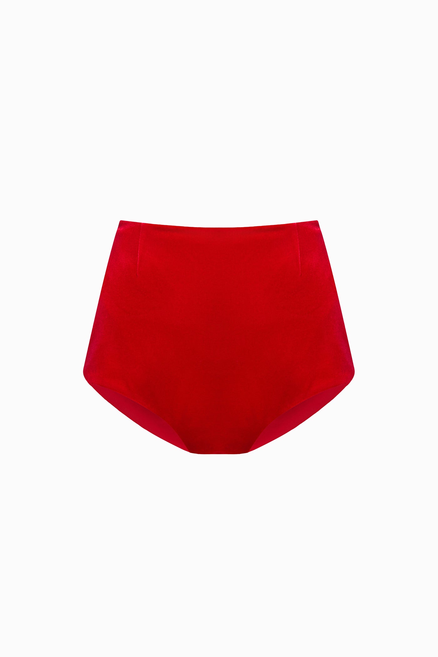 VELVET PANTS RED