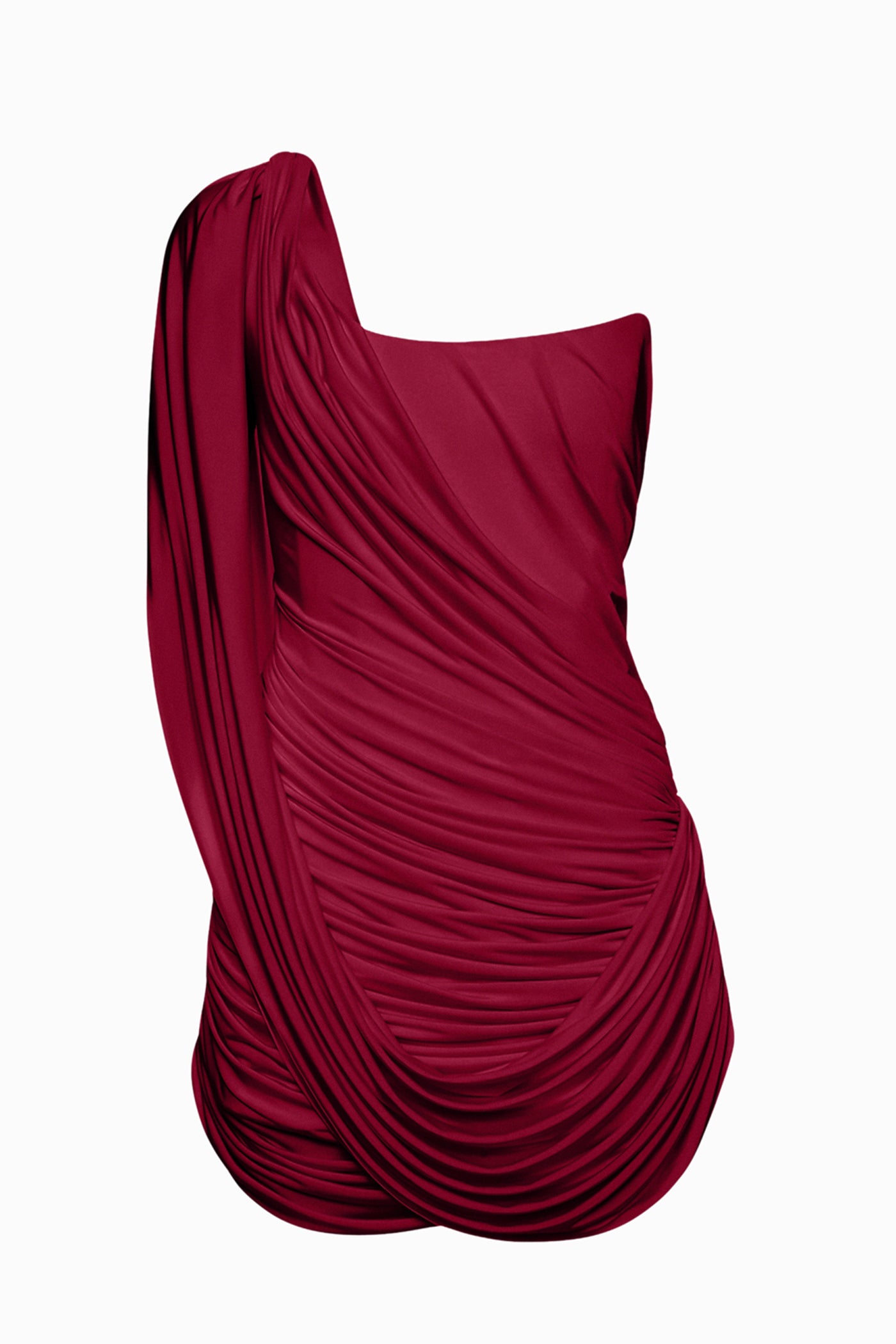KIARA DRESS BURGUNDY