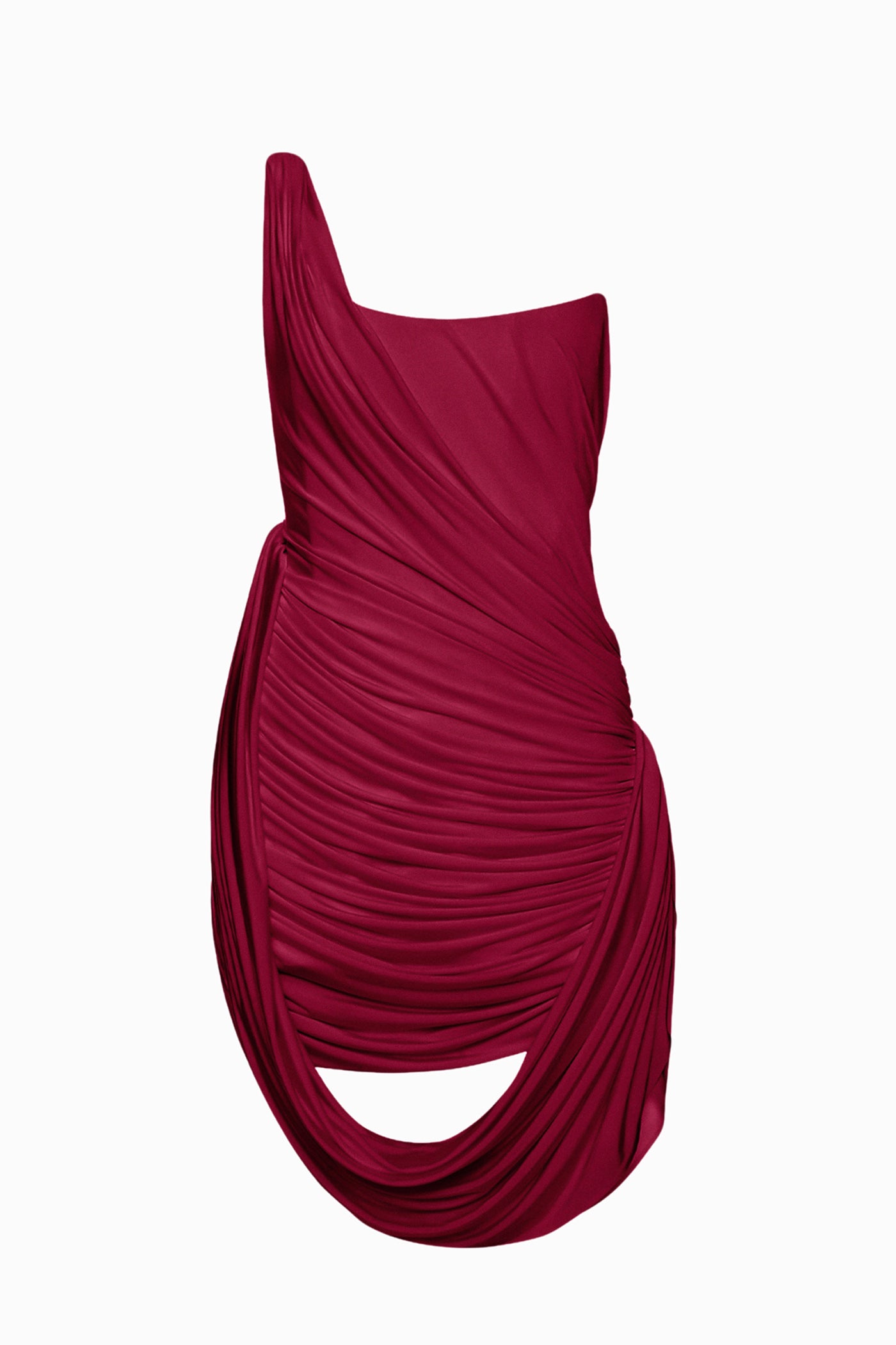 KIARA DRESS BURGUNDY